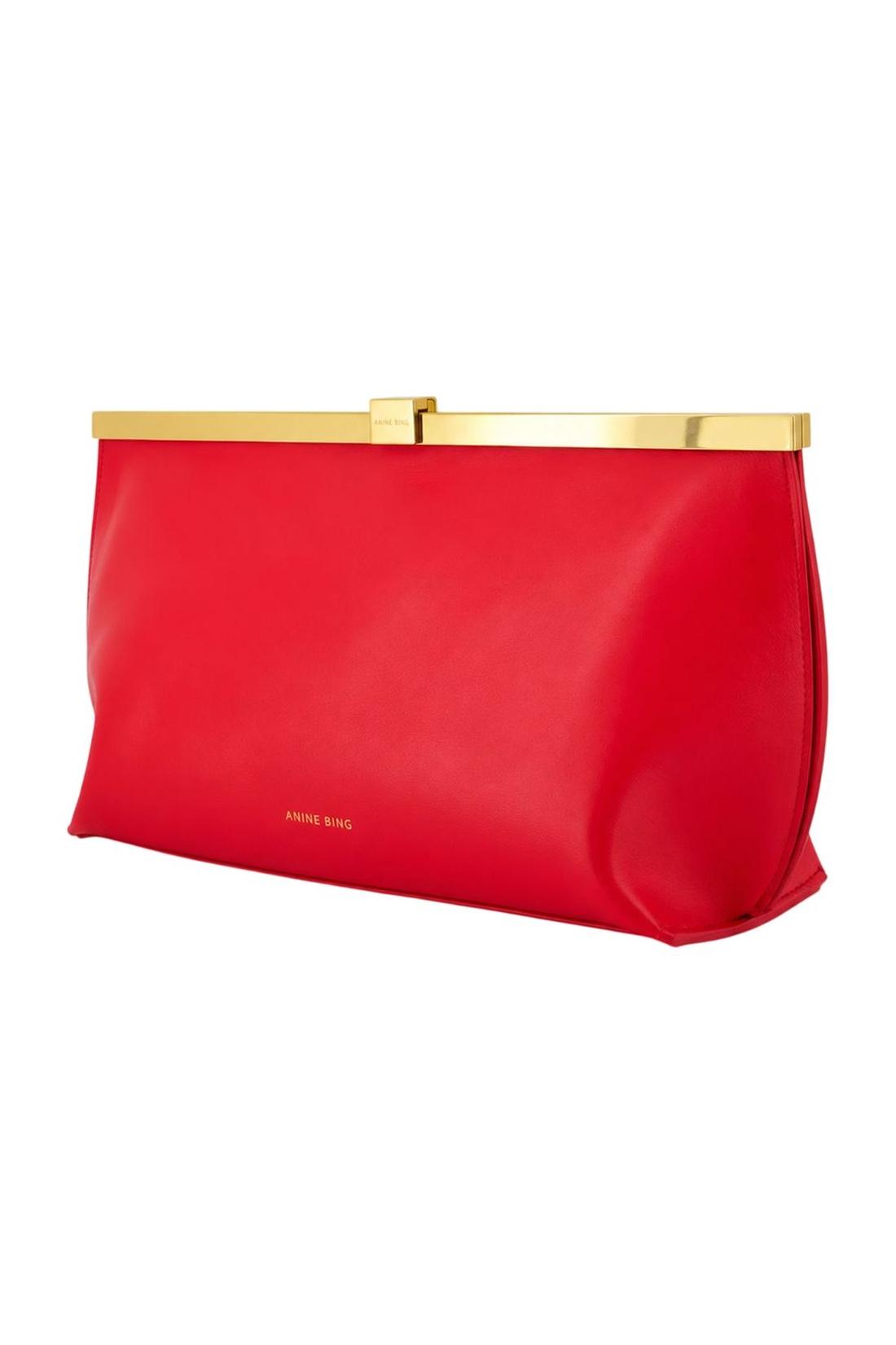 Anine Clutch - ANINE BING - Leder - Rot