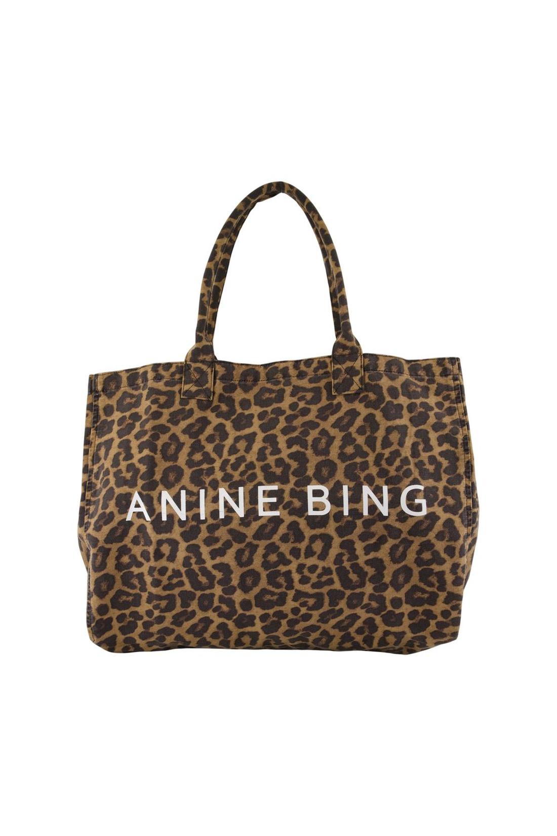 Anine Bing-Einkaufstasche Leo - ANINE BING - Baumwolle - Schwarz-Taschen-Black-Deal-Outlet-by-ARCHIVIST