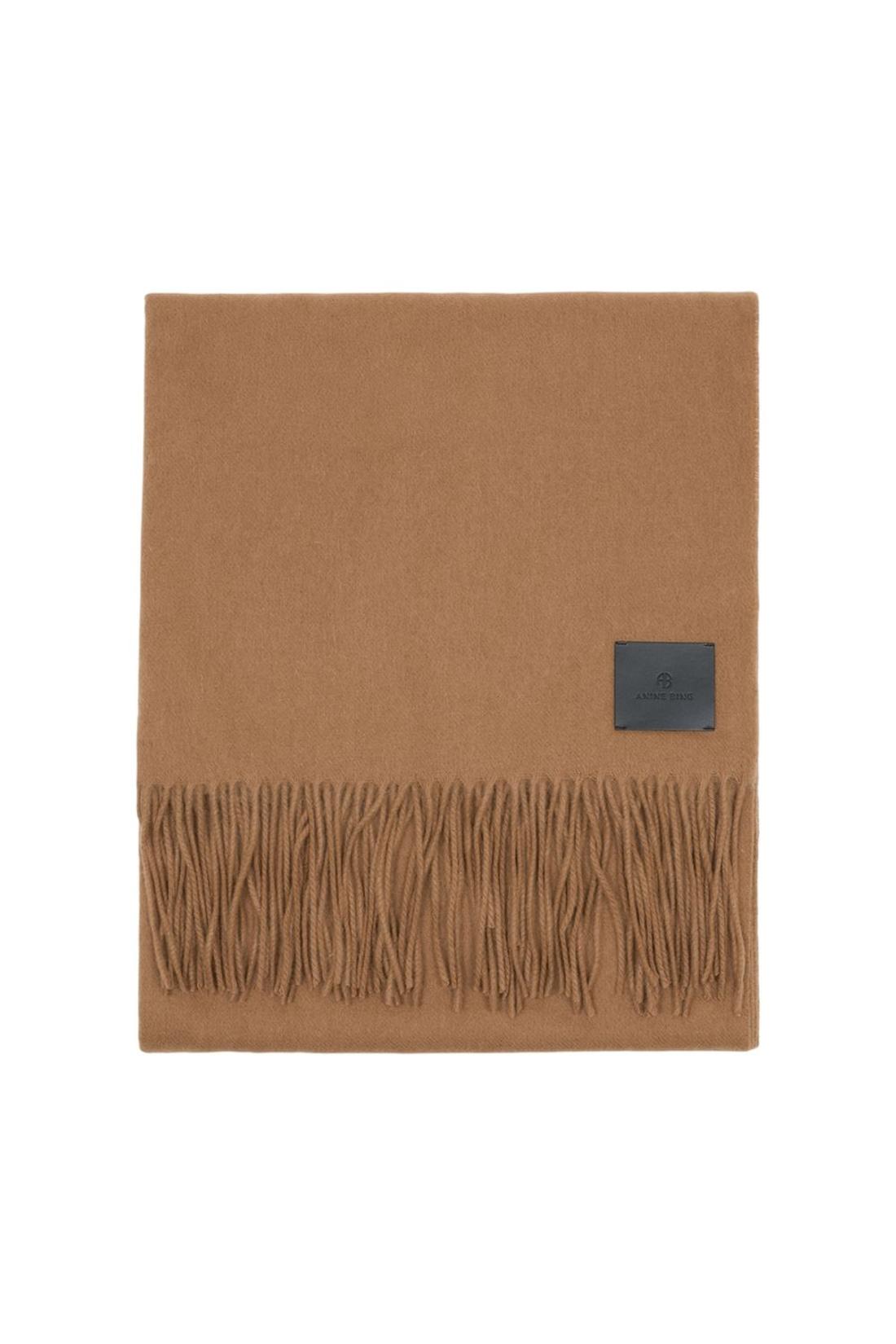 Augustina-Schal - ANINE BING - Wolle - Braun-Outdoor-Anine Bing-One size-brown-ARCHIVIST