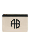 Anine Bing-Lili Clutch - ANINE BING - Baumwolle - Beige-Taschen-Black-Deal-Outlet-by-ARCHIVIST