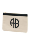Anine Bing-Lili Clutch - ANINE BING - Baumwolle - Beige-Taschen-Black-Deal-Outlet-by-ARCHIVIST