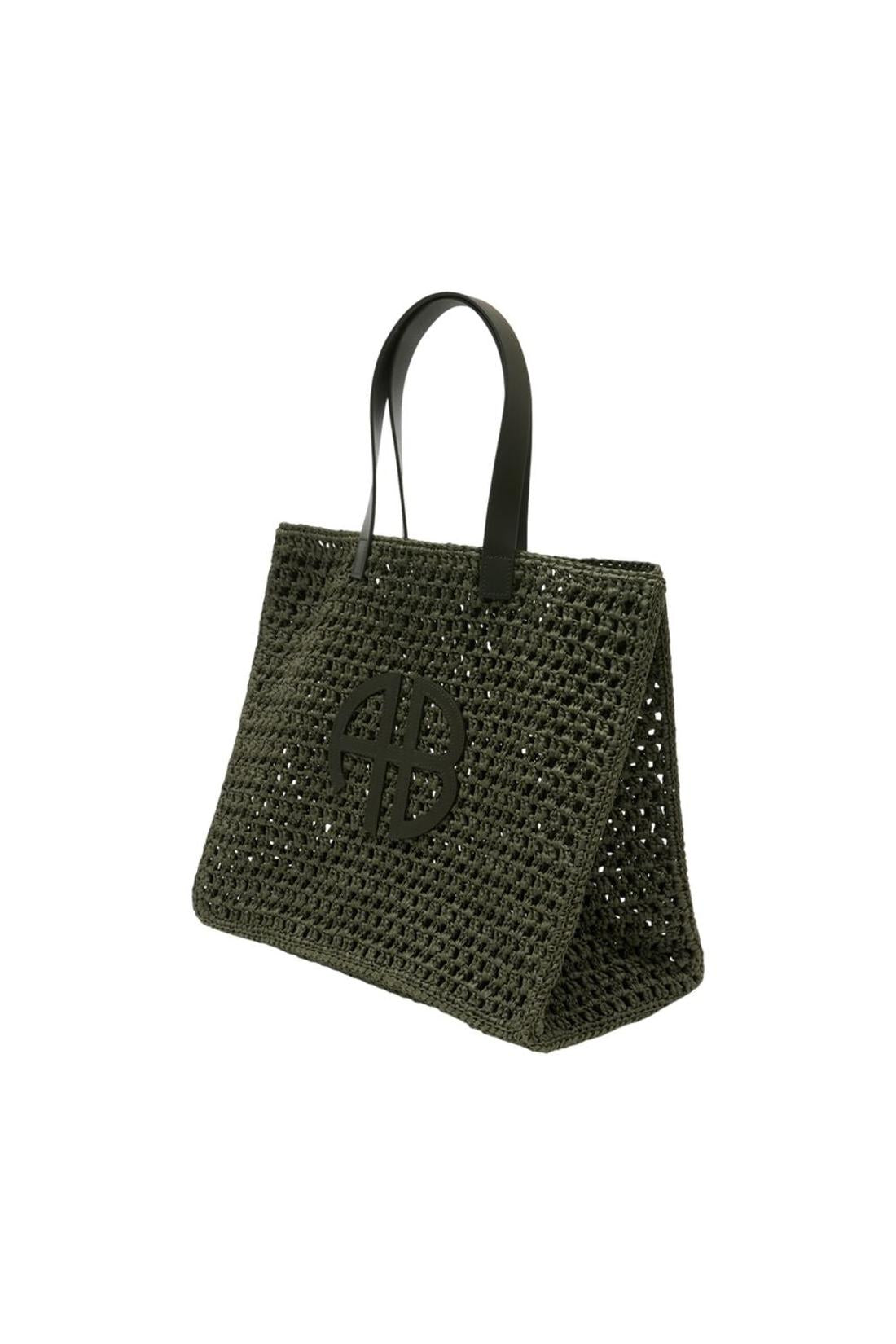 Rio Large Cabas - ANINE BING - Baumwolle - Grün-Taschen-Anine Bing-ARCHIVIST