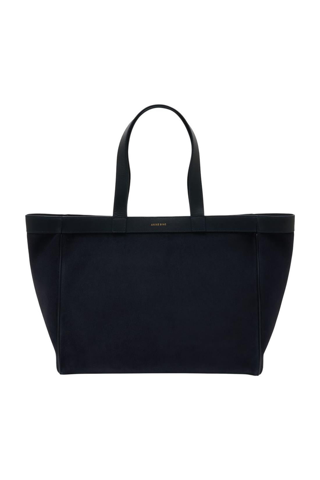 Cabas Medium Rio - ANINE BING - Leder - Blau-Taschen-Anine Bing-One size-blue-ARCHIVIST