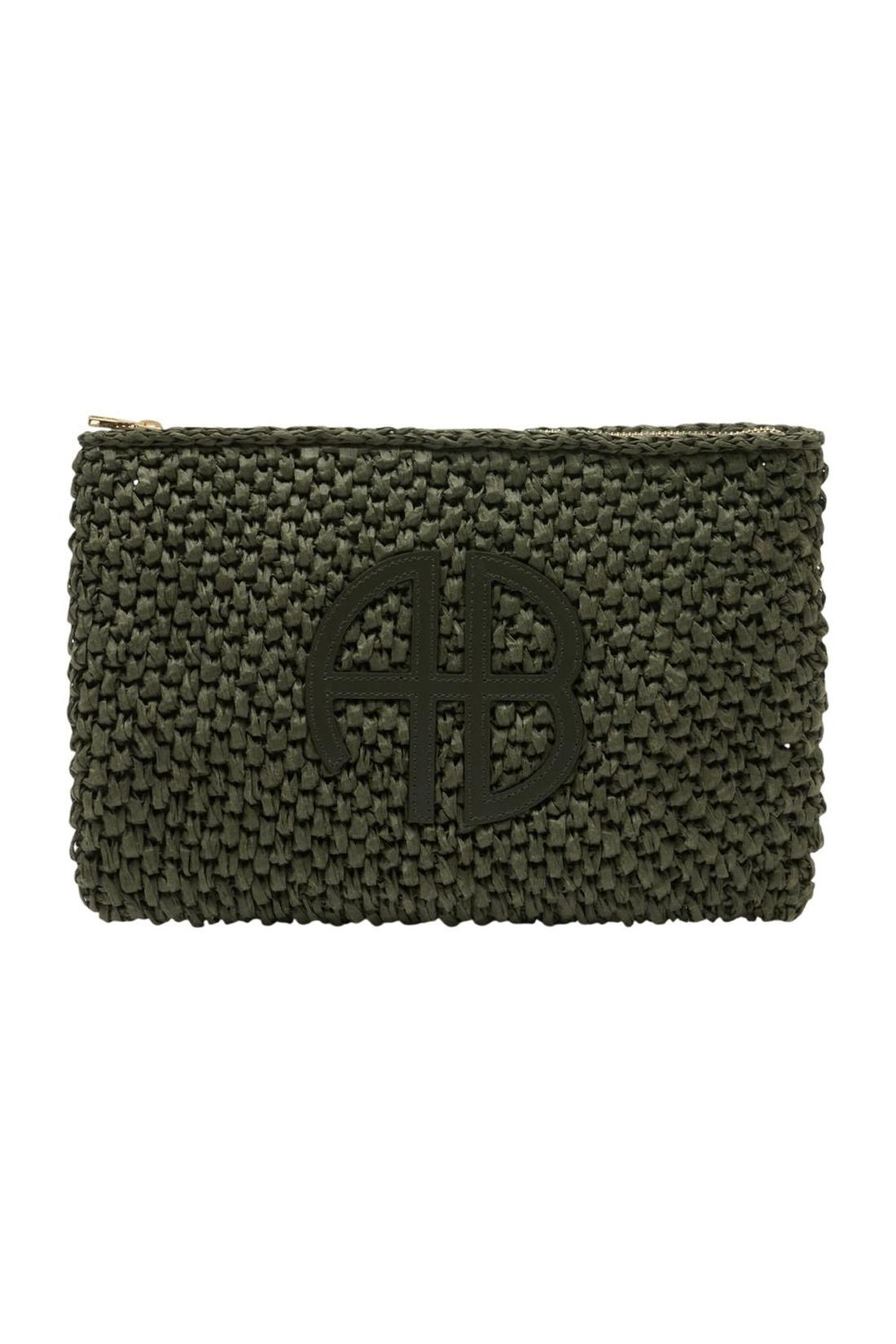 Rio Clutch - ANINE BING - Raphia - Grün-Taschen-Anine Bing-One size-green-ARCHIVIST
