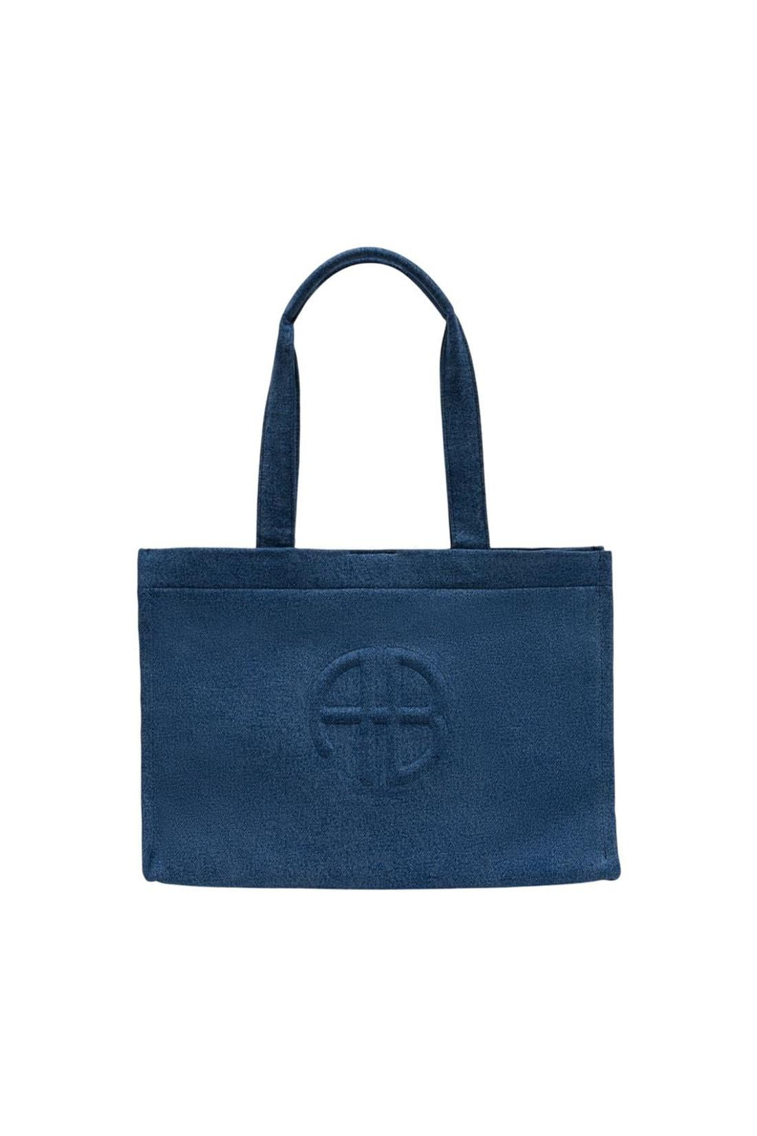 Einkaufstasche Lara – ANINE BING – Baumwolle – Blau-Taschen-Anine Bing-OUTLET-One size-blue-ARCHIVIST-ARCHIVE-SALE