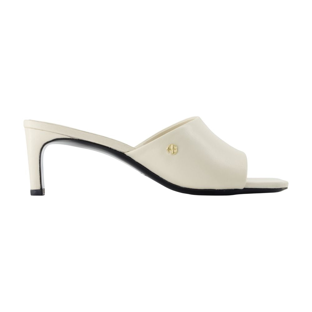 Sandalen Jayden – ANINE BING – Leder – Elfenbein