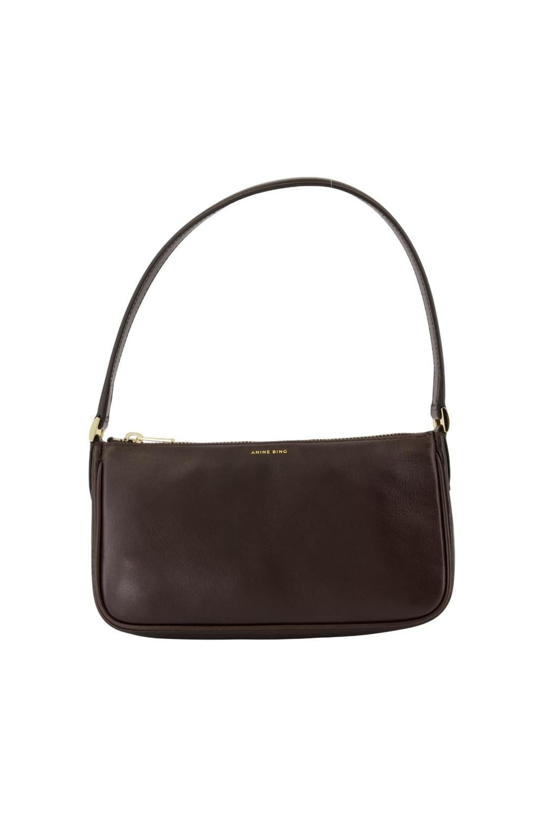 Anine Bing-Mini Elly Schultertasche - ANINE BING - Leder - Braun-Taschen-Black-Deal-Outlet-by-ARCHIVIST