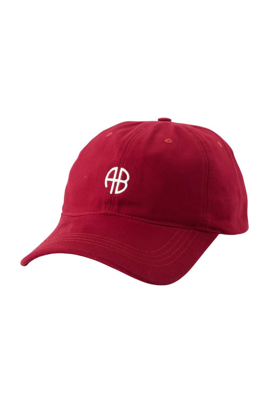 Anine Bing-Jeremy Baseball Cap - ANINE BING - Baumwolle - Bordeaux-Outdoor-Black-Deal-Outlet-by-ARCHIVIST