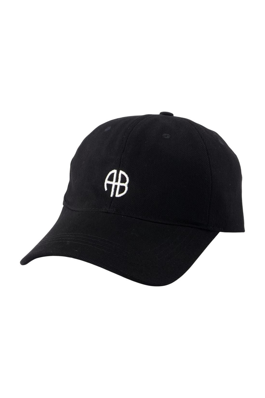 Anine Bing-Jeremy Baseball Cap - ANINE BING - Baumwolle - Schwarz-Outdoor-Black-Deal-Outlet-by-ARCHIVIST