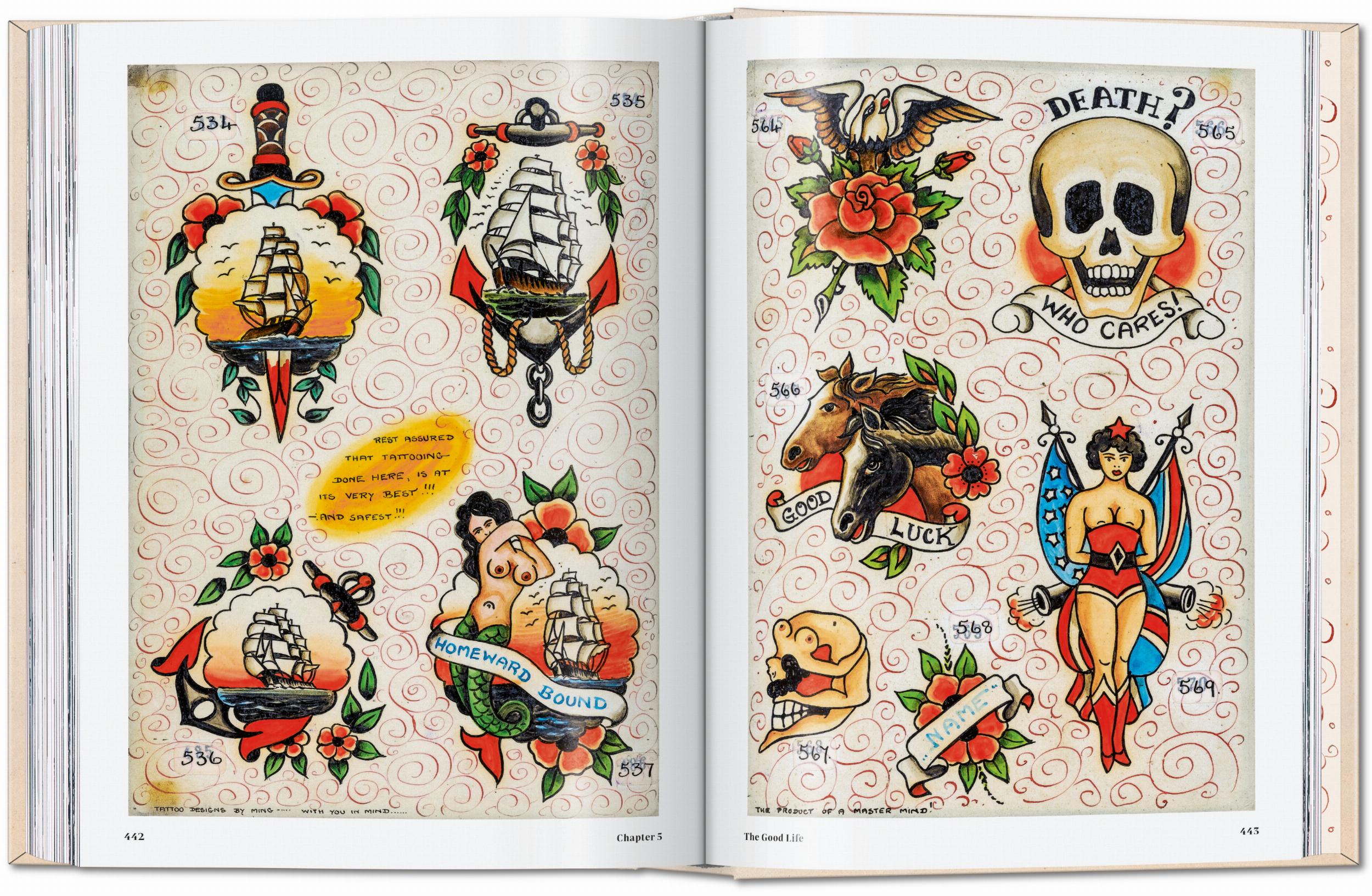Taschen-TATTOO. 1730s-1970s. Henk Schiffmacher’s Private Collection. 45th Ed. (German, French, English)-Pop Culture-Black-Deal-Outlet-by-ARCHIVIST
