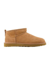 Ugg-Classic Ultra Mini Stiefeletten - Ugg - Leder - Chestnut-Stiefel & Stiefeletten-Black-Deal-Outlet-by-ARCHIVIST