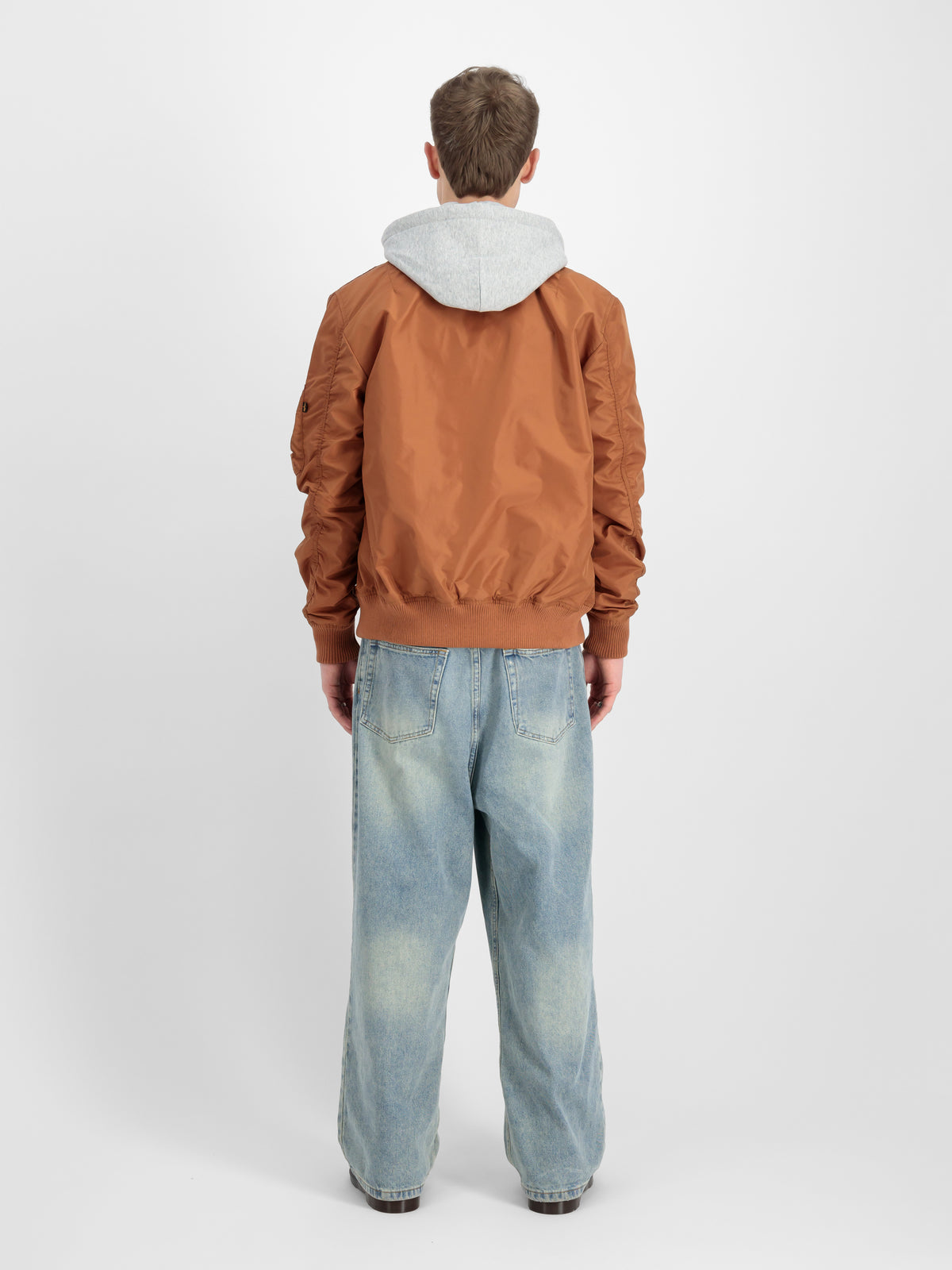 MA-1 TT Hood Light Slim Bomber Jacket