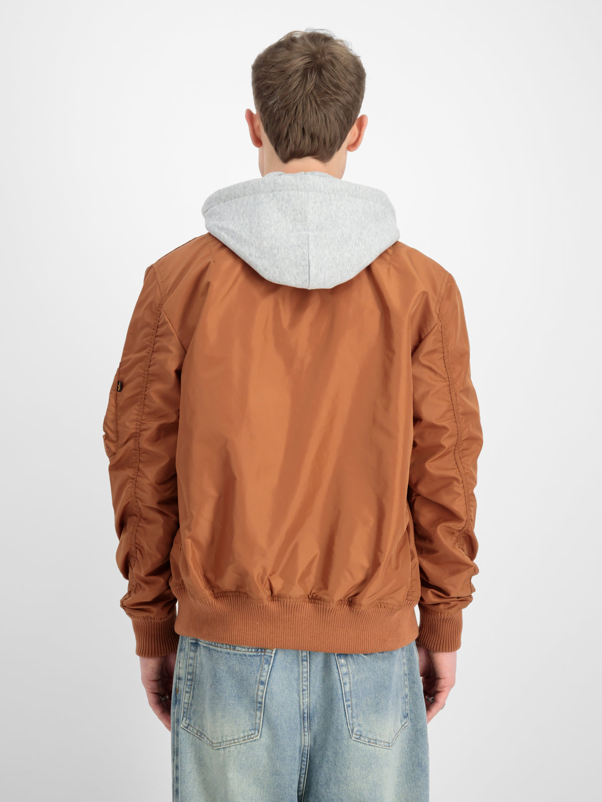MA-1 TT Hood Light Slim Bomber Jacket