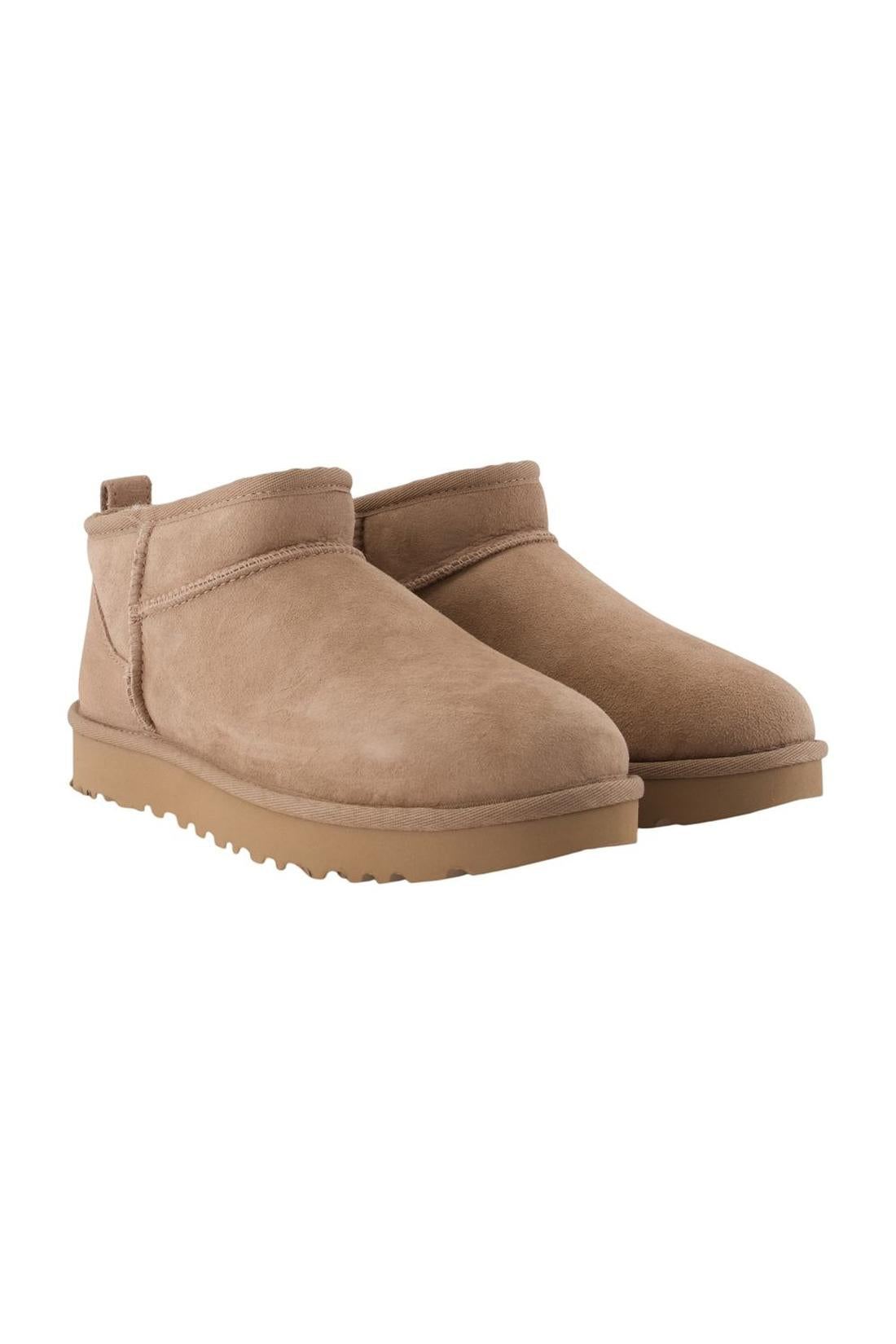 Stiefeletten W Classic Ultra Mini - UGG - Leder - Braun