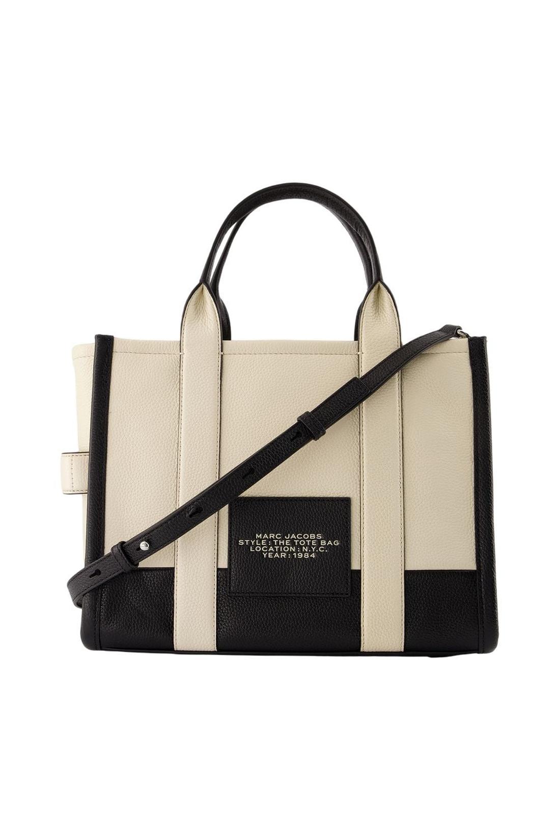 Marc Jacobs-The Medium Tote - Marc Jacobs - Leder - Elfenbein-Taschen-Black-Deal-Outlet-by-ARCHIVIST