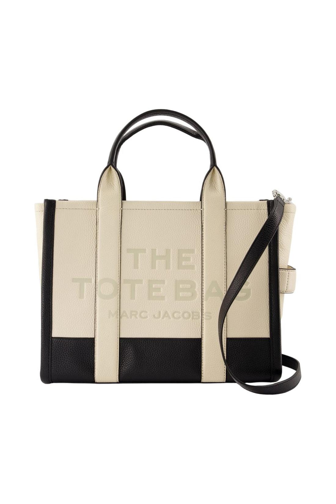 Marc Jacobs-The Medium Tote - Marc Jacobs - Leder - Elfenbein-Taschen-Black-Deal-Outlet-by-ARCHIVIST