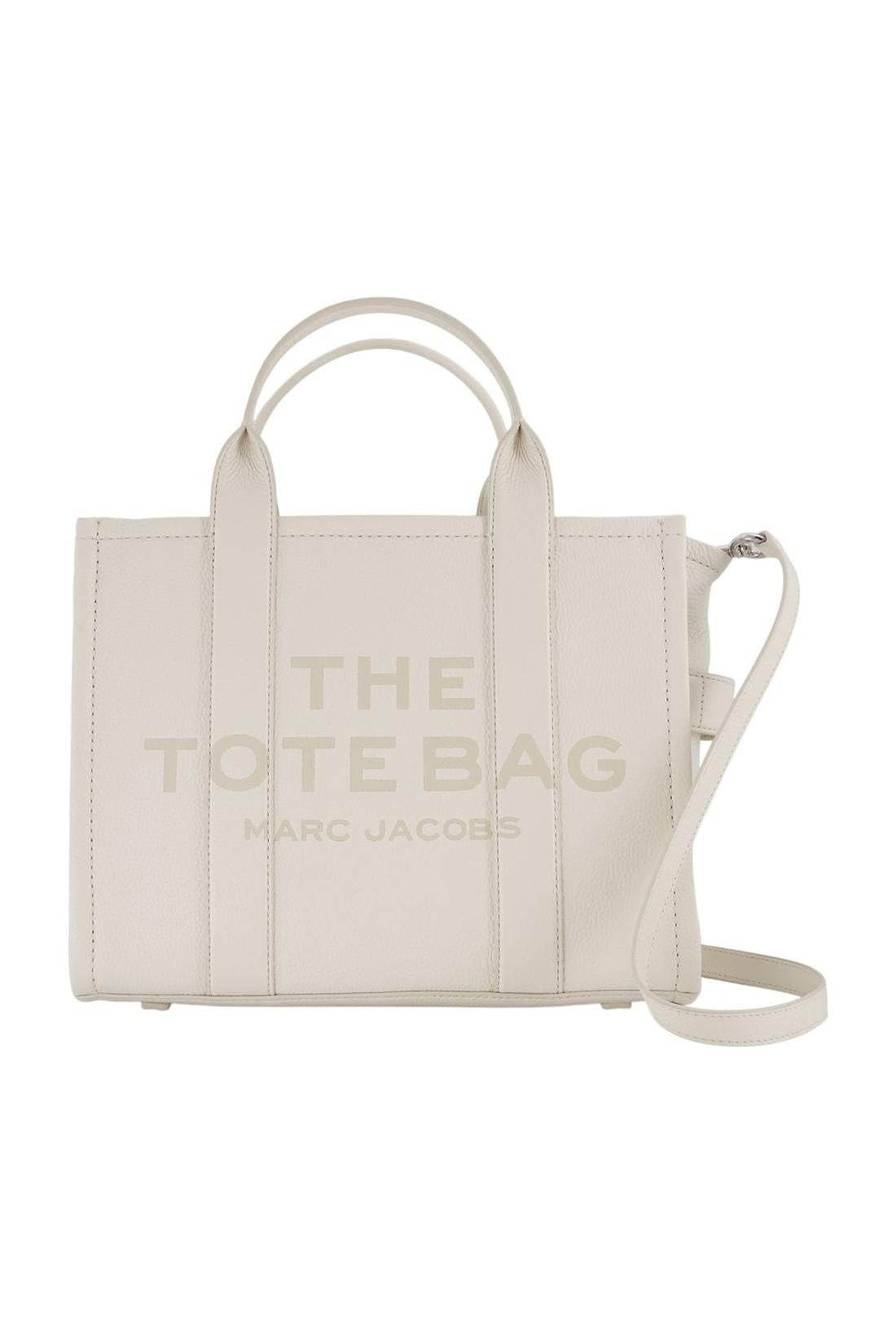 Tote Bag The Medium Tote - Marc Jacobs - Leather - Silver