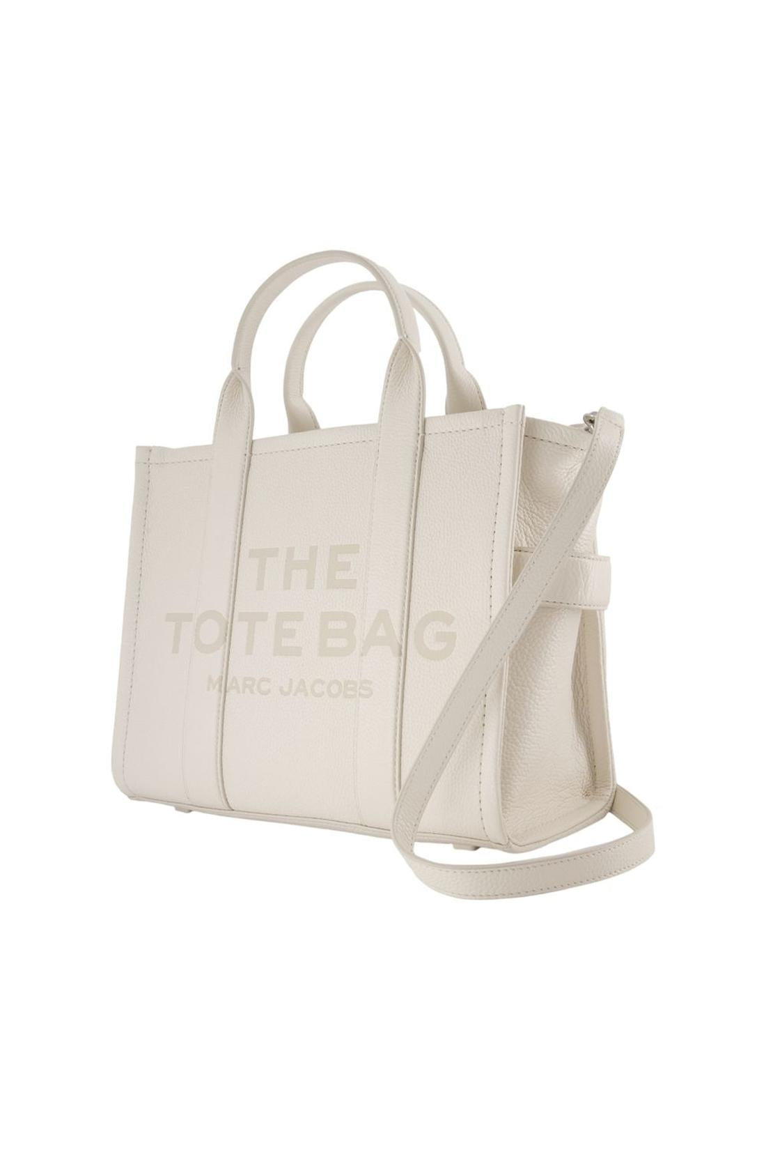 Tote Bag The Medium Tote - Marc Jacobs - Leather - Silver