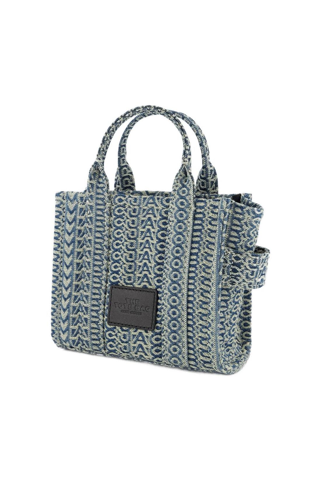 Tote bag The Micro Tote - Marc Jacobs - Cotton - Blue