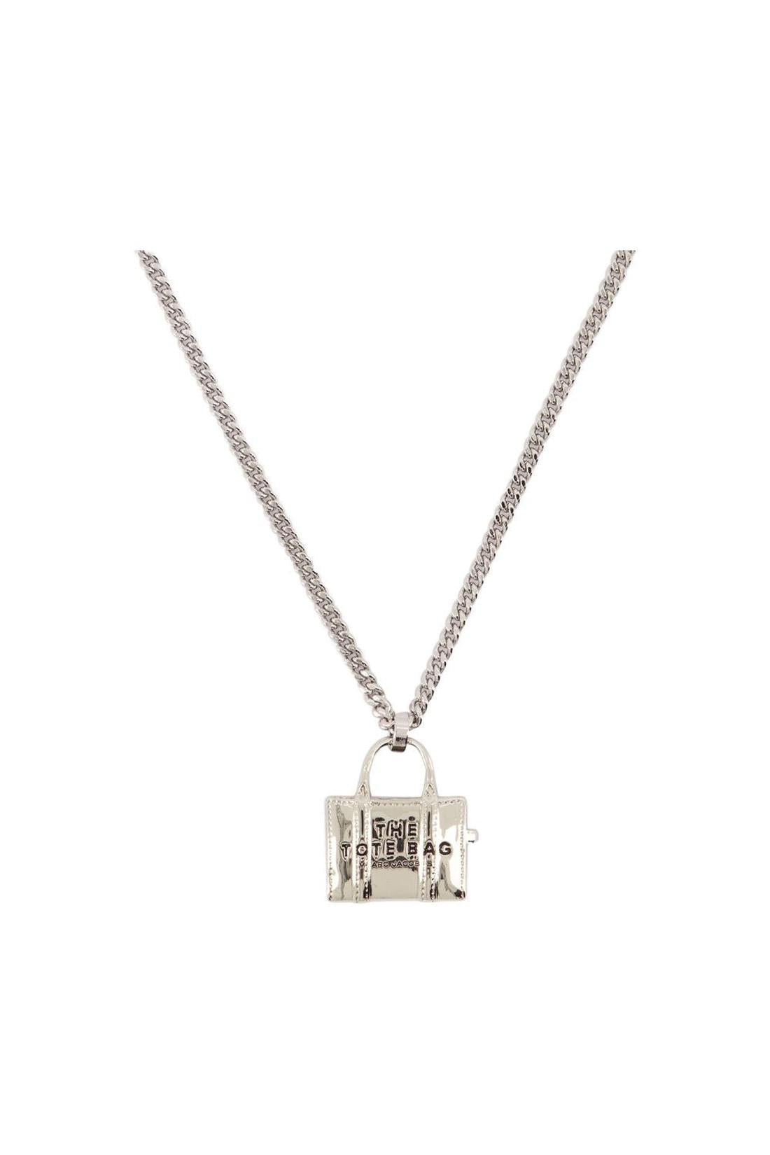 Marc Jacobs-The Tote Bag Halskette - Marc Jacobs - Metall - Silber-Schmuck-Black-Deal-Outlet-by-ARCHIVIST