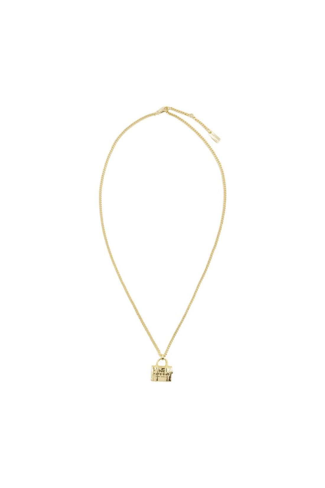 Marc Jacobs-The Tote Bag Halskette - Marc Jacobs - Metall - Vergoldet-Schmuck-Black-Deal-Outlet-by-ARCHIVIST