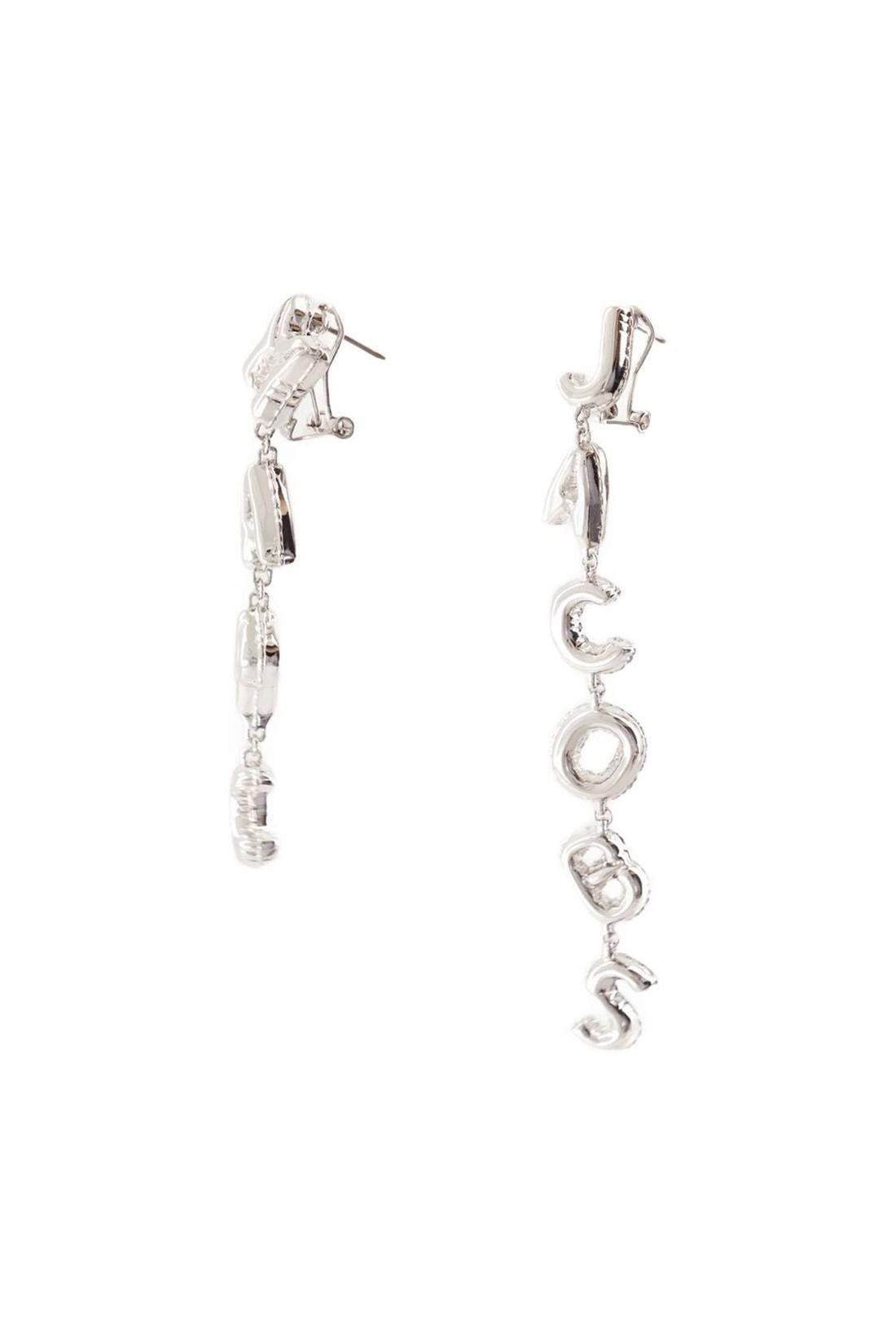 Marc Jacobs-Balloon-Ohrringe - Marc Jacobs - Metall - Silber-Schmuck-Black-Deal-Outlet-by-ARCHIVIST