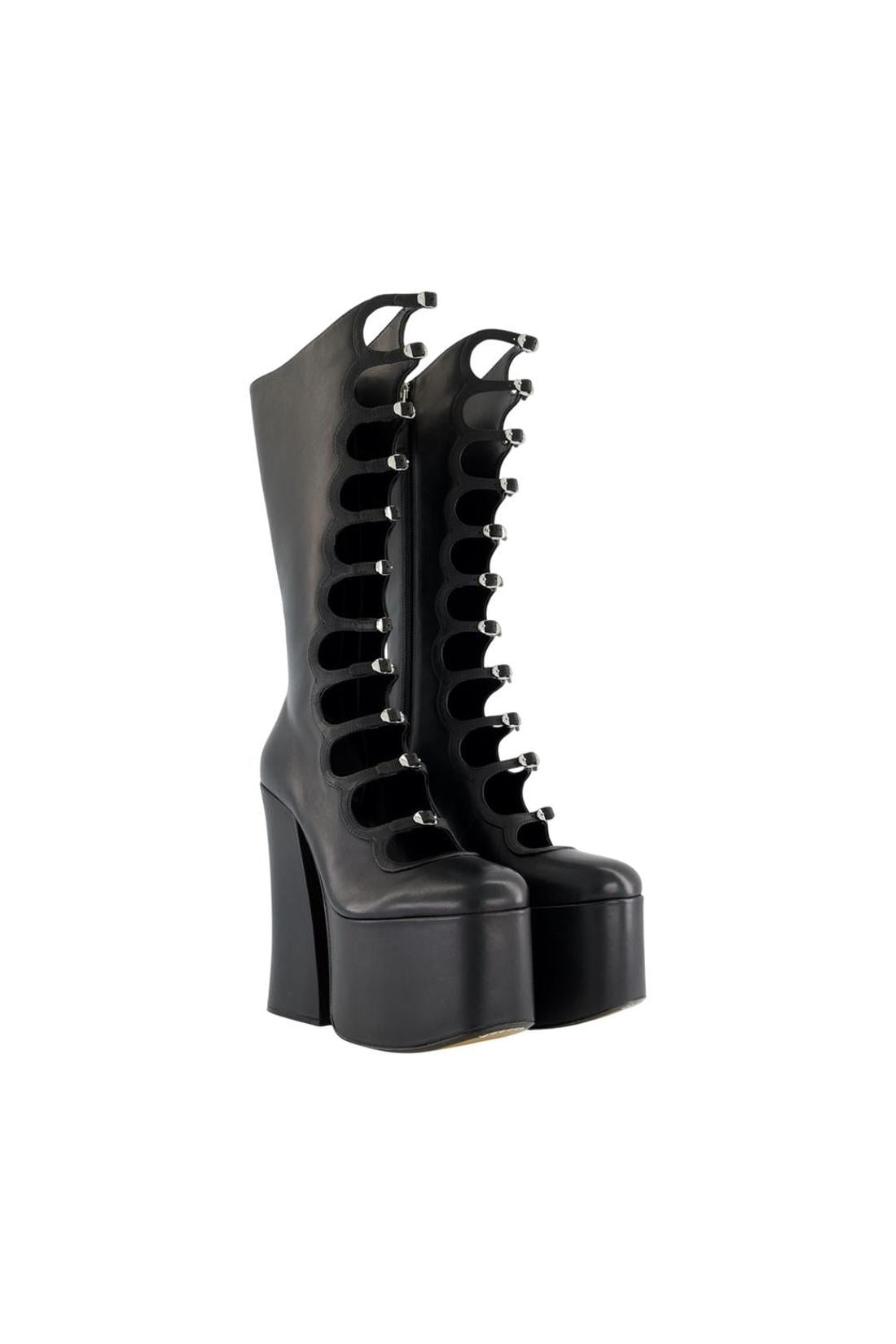 Stiefel The Kiki Knee High – Marc Jacobs – Leder – Schwarz
