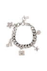 Marc Jacobs-Mini Icon Pave Armband - Marc Jacobs - Metall - Silber-Schmuck-Black-Deal-Outlet-by-ARCHIVIST