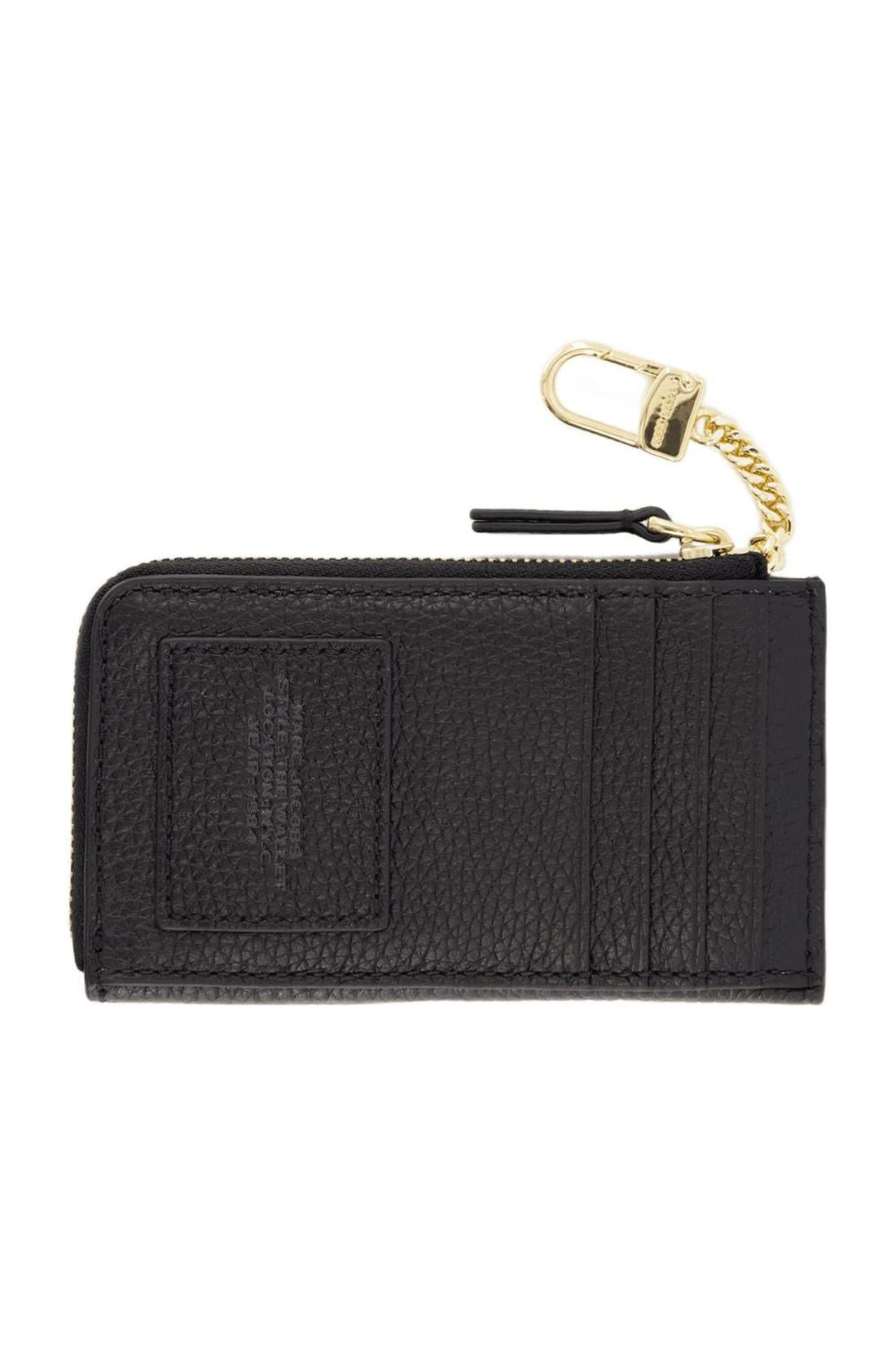 The Top Zip Brieftasche - Marc Jacobs - Leder - Schwarz