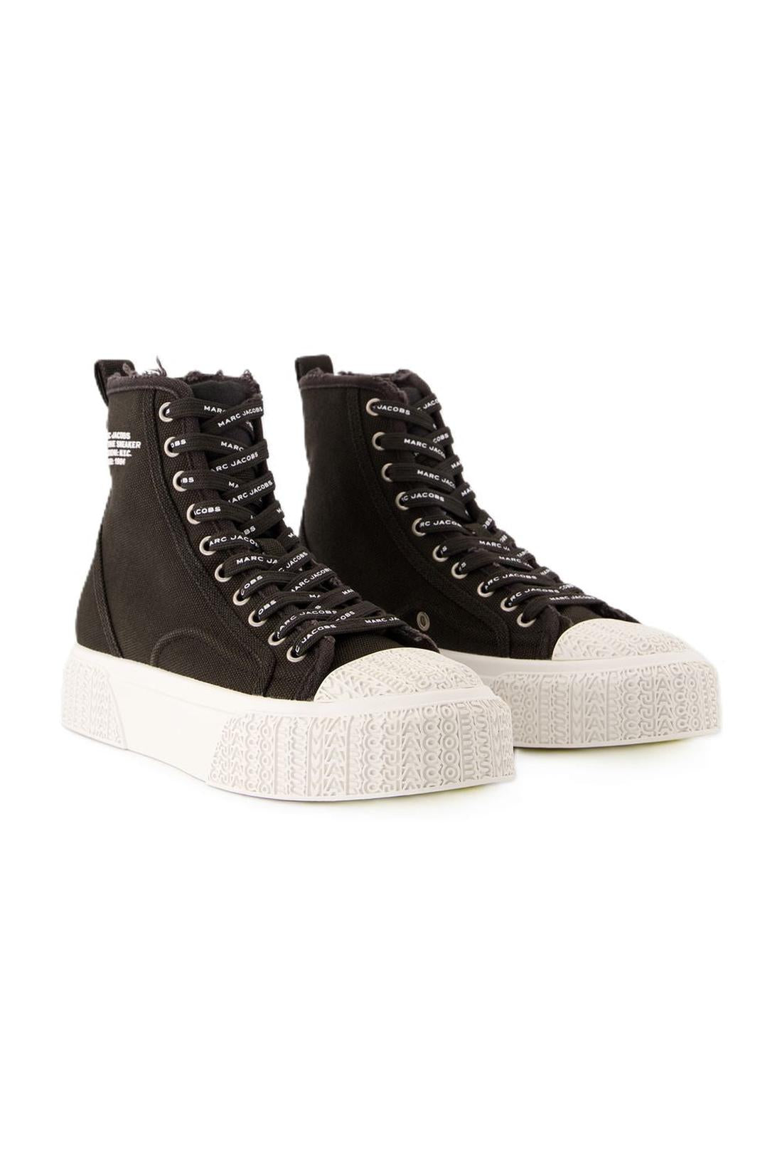 Marc Jacobs-Sneakers The High Top - Marc Jacobs - Baumwolle - Schwarz-Sneaker-Black-Deal-Outlet-by-ARCHIVIST