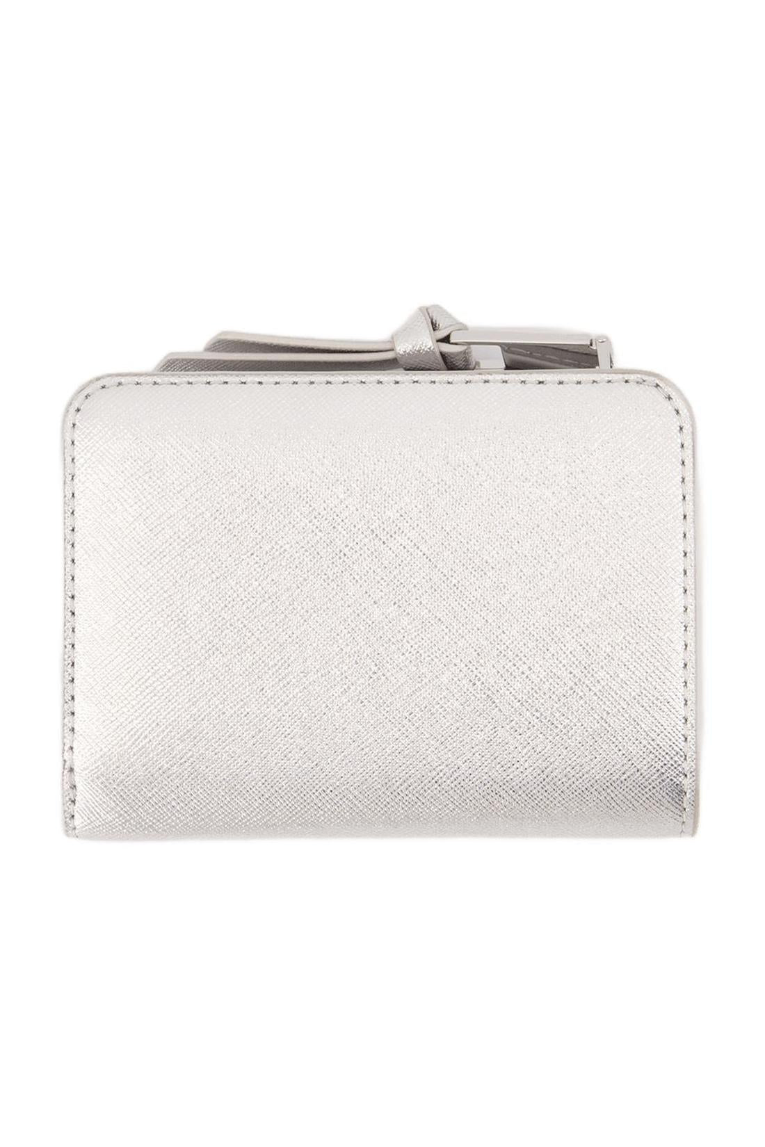 The Mini Compact Wallet - Marc Jacobs - Leather - Silver