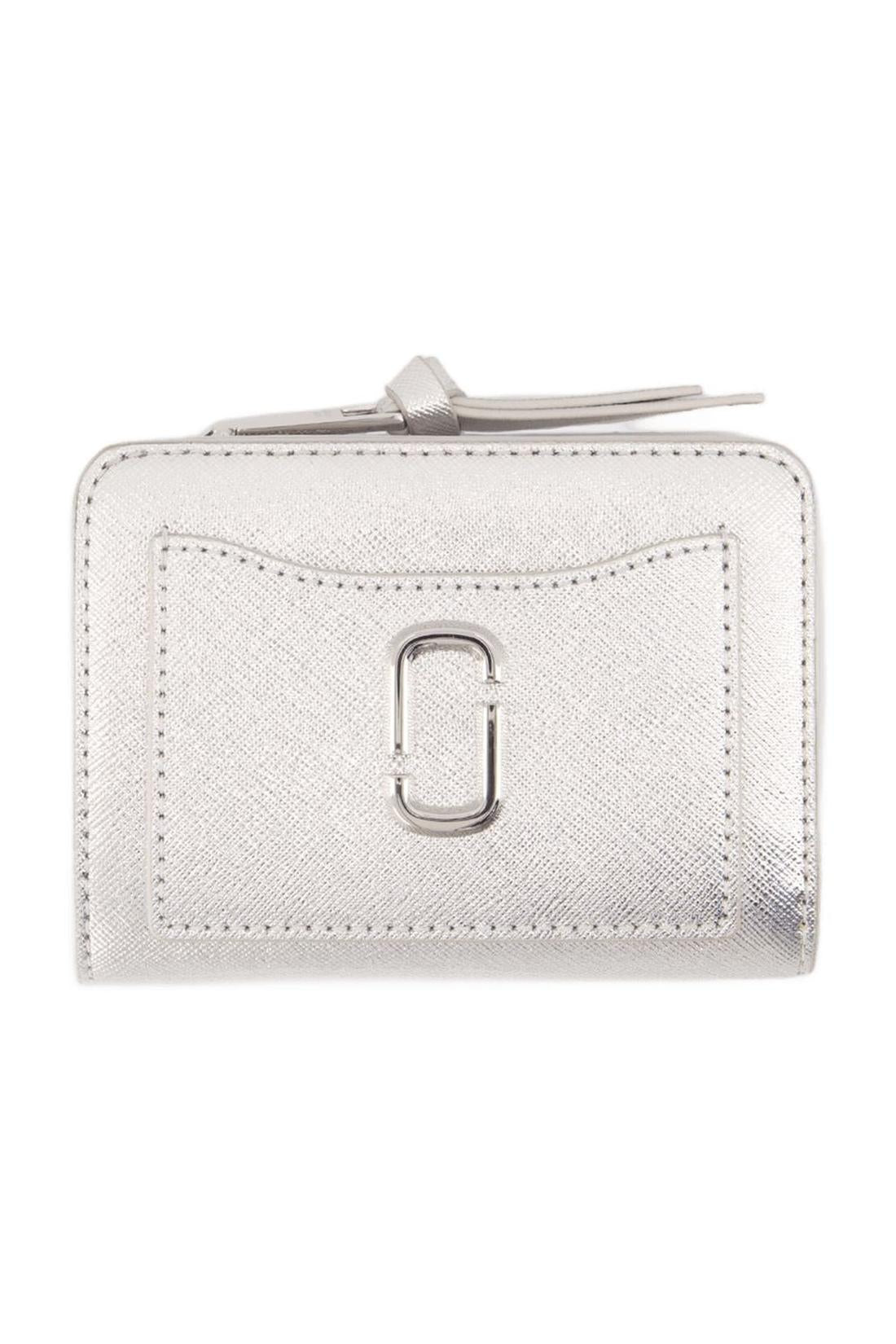 The Mini Compact Wallet - Marc Jacobs - Leather - Silver