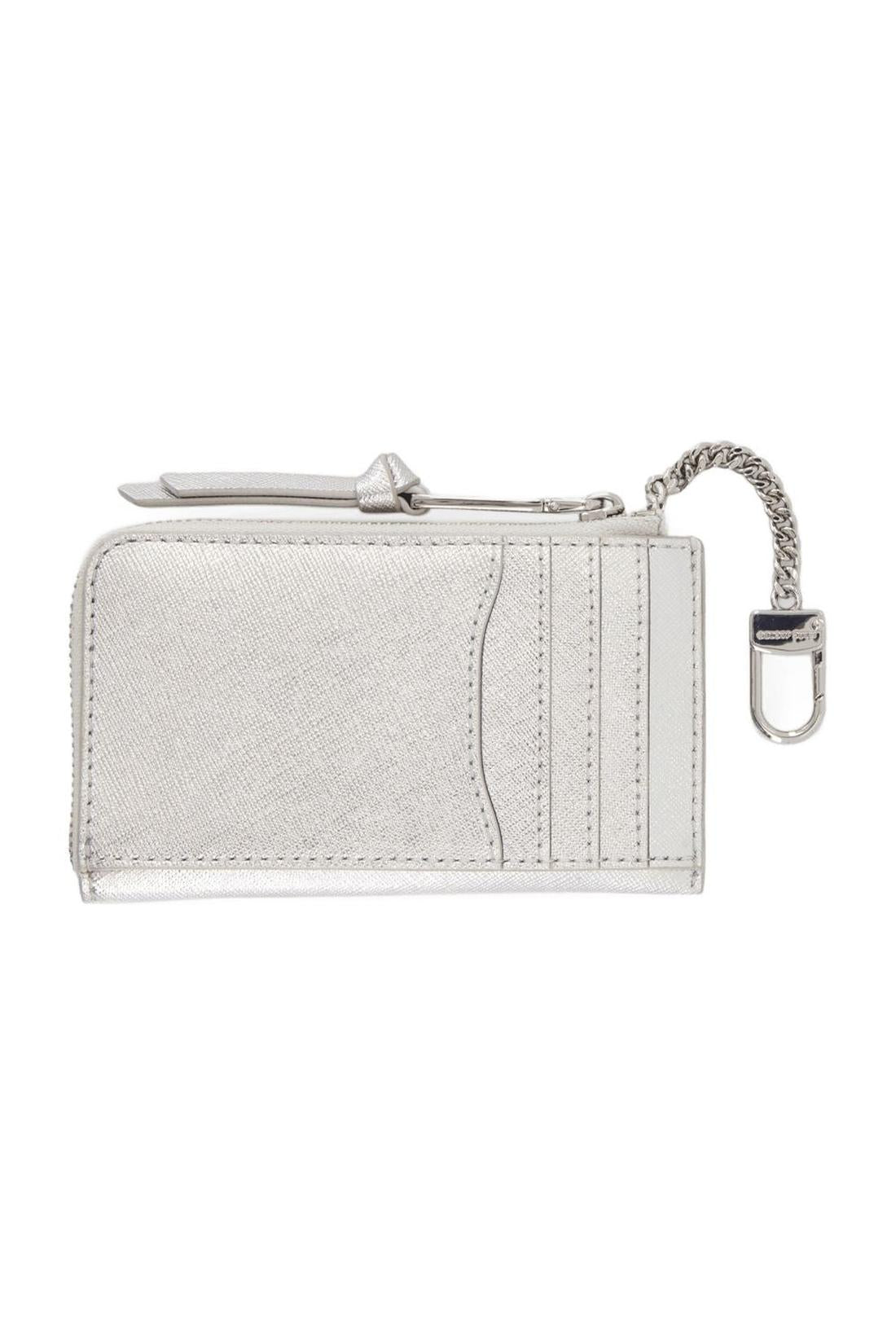 The Top Zip Wallet - Marc Jacobs - Leather - Silver