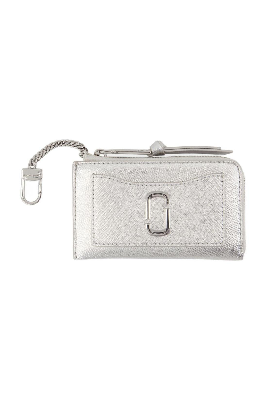 The Top Zip Wallet - Marc Jacobs - Leather - Silver