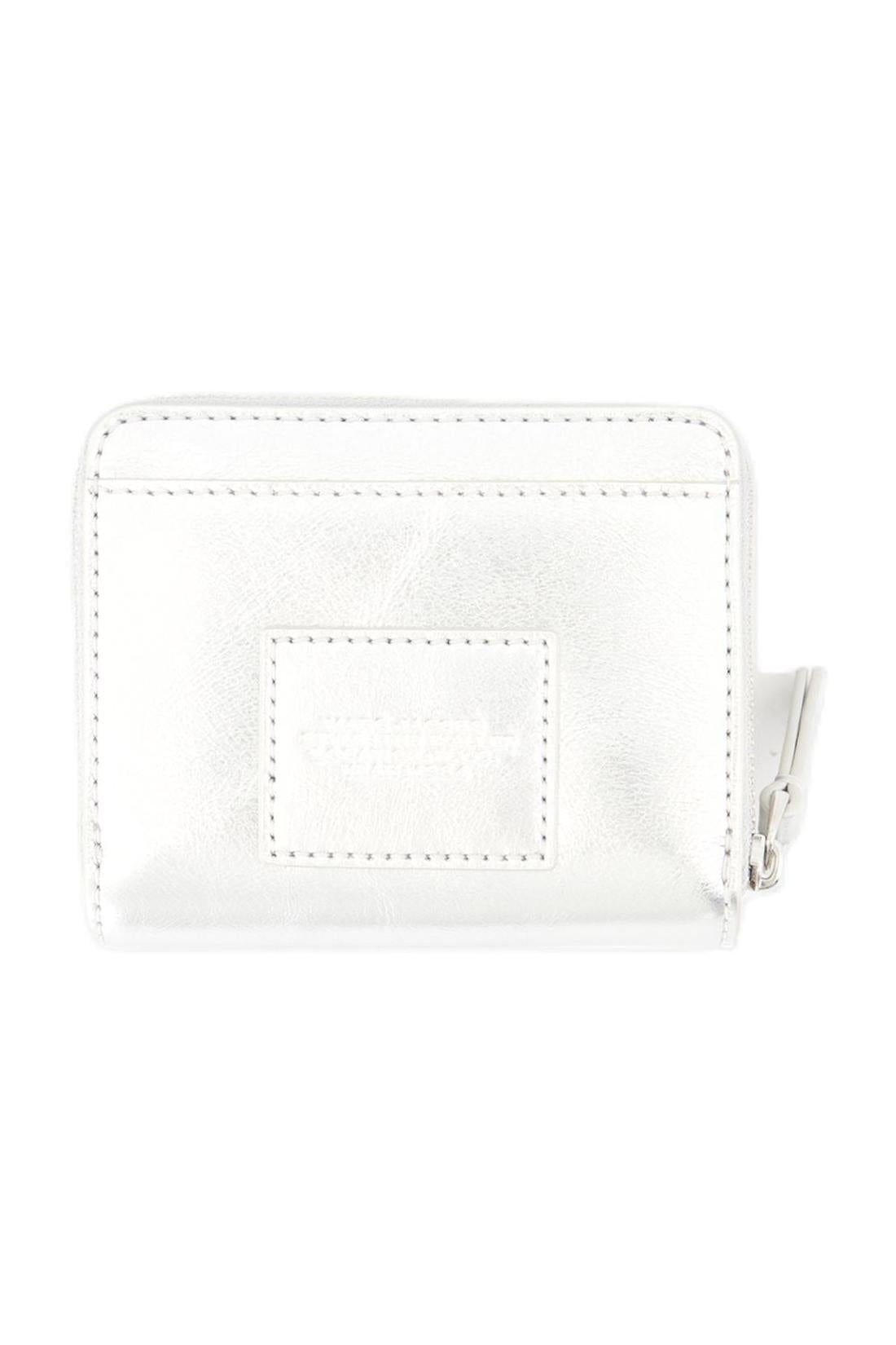 The Mini Compact Wallet - Marc Jacobs - Leather - Silver
