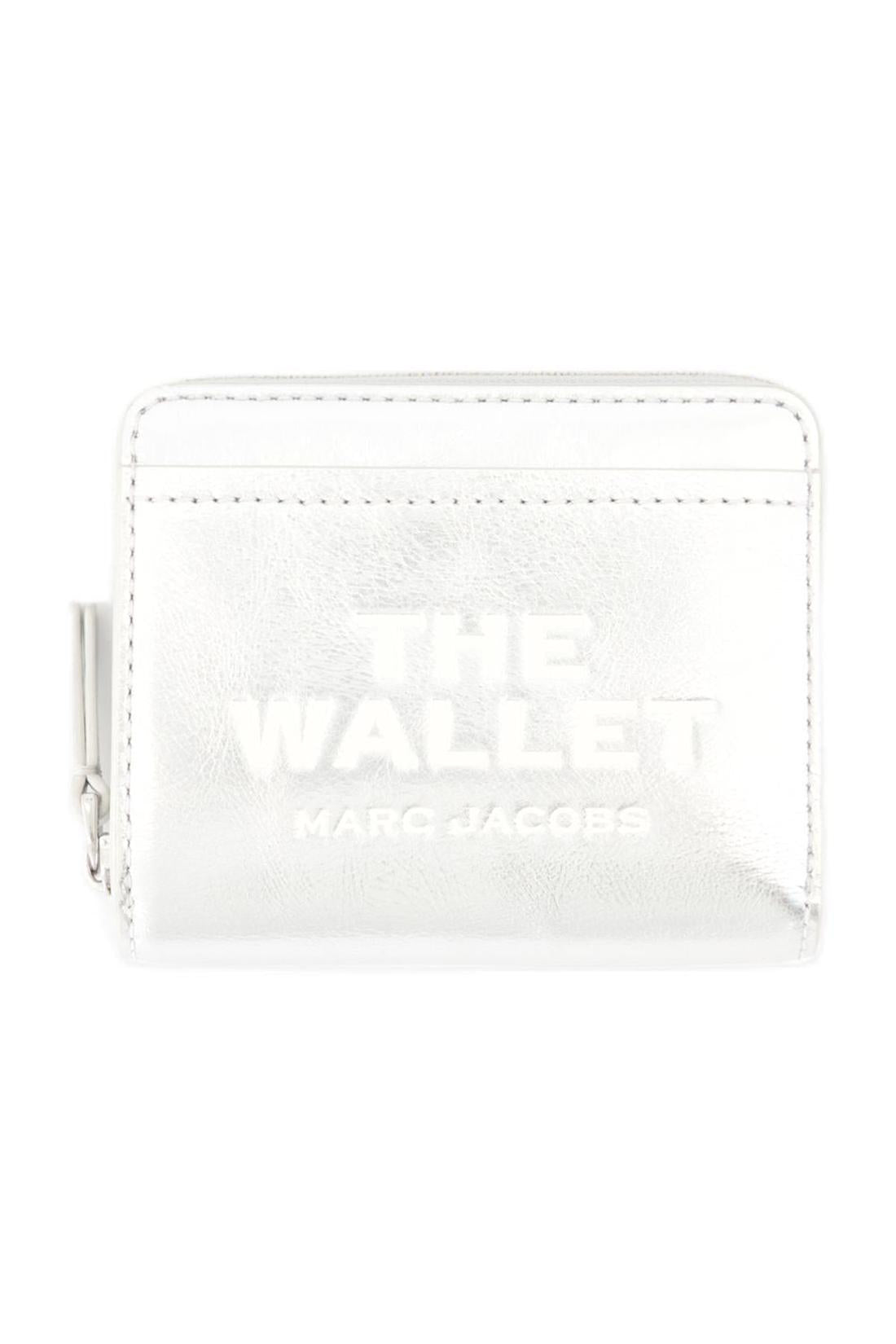 The Mini Compact Wallet - Marc Jacobs - Leather - Silver