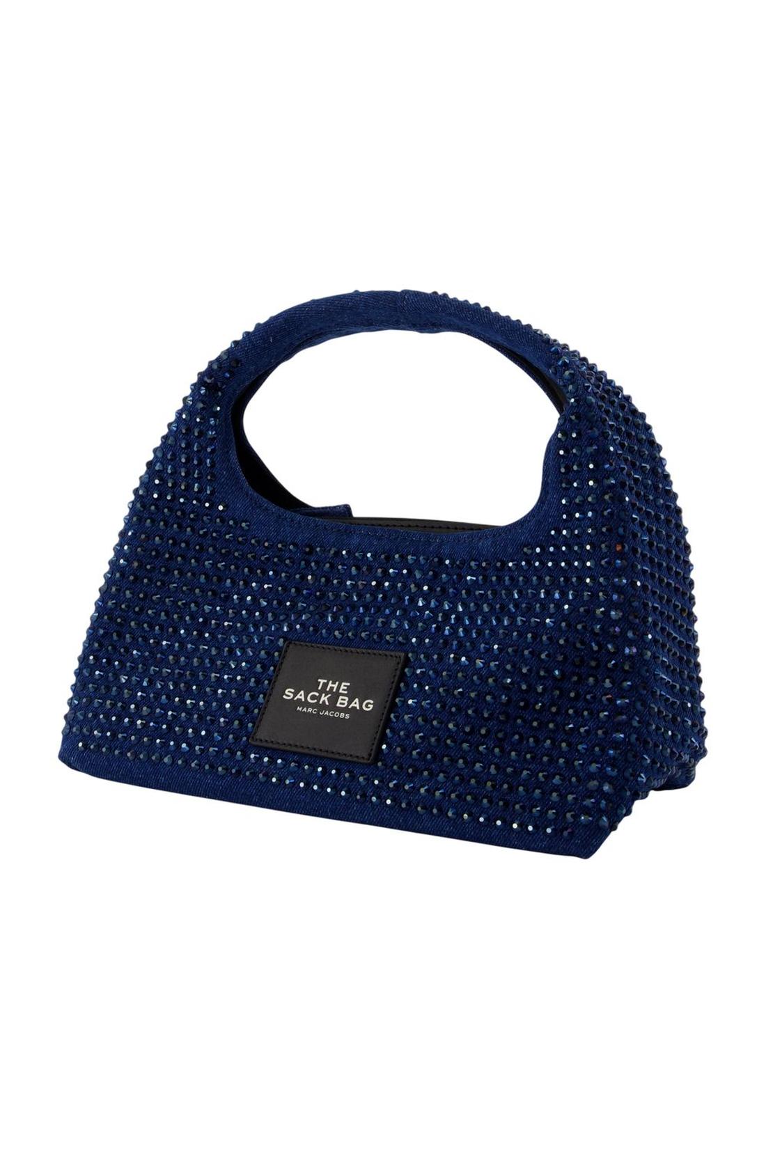 The Mini Sack Handbag - Marc Jacobs - Cotton - Blue