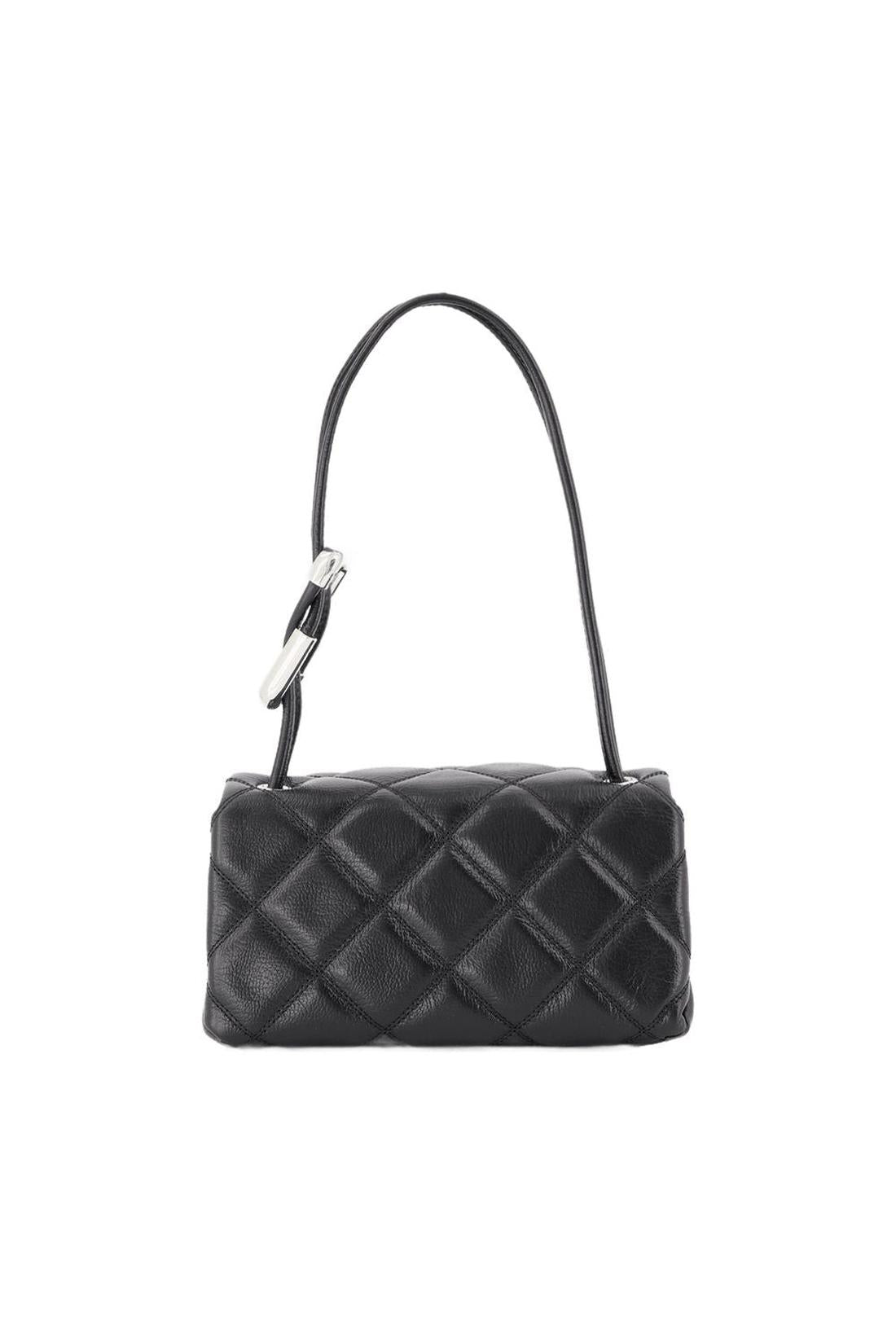 Marc Jacobs-The Mini Dual Chain Schultertasche - Marc Jacobs - Leder - Schwarz-Taschen-Black-Deal-Outlet-by-ARCHIVIST