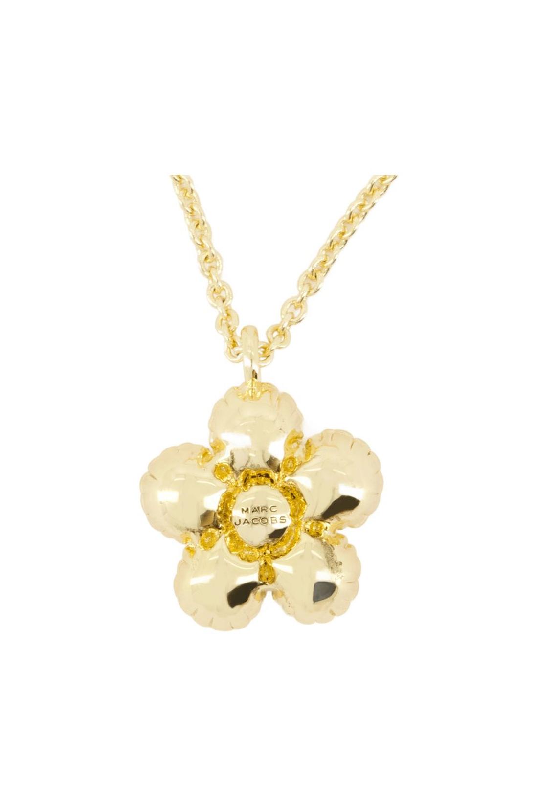 Marc Jacobs-Daisy Balloon Halskette - Marc Jacobs - Metall - Vergoldet-Schmuck-Black-Deal-Outlet-by-ARCHIVIST