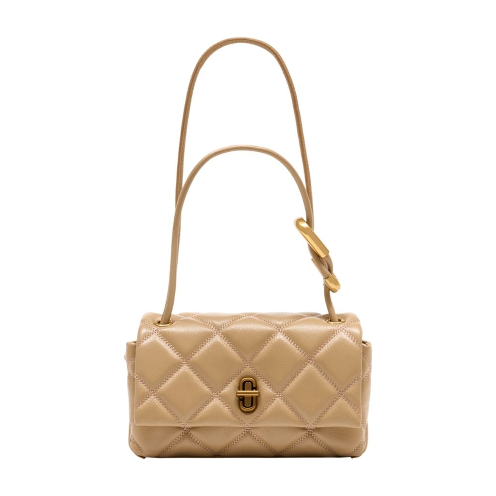 Einkaufstasche The Mini Dual Shoulder – Marc Jacobs – Leder – Braun
