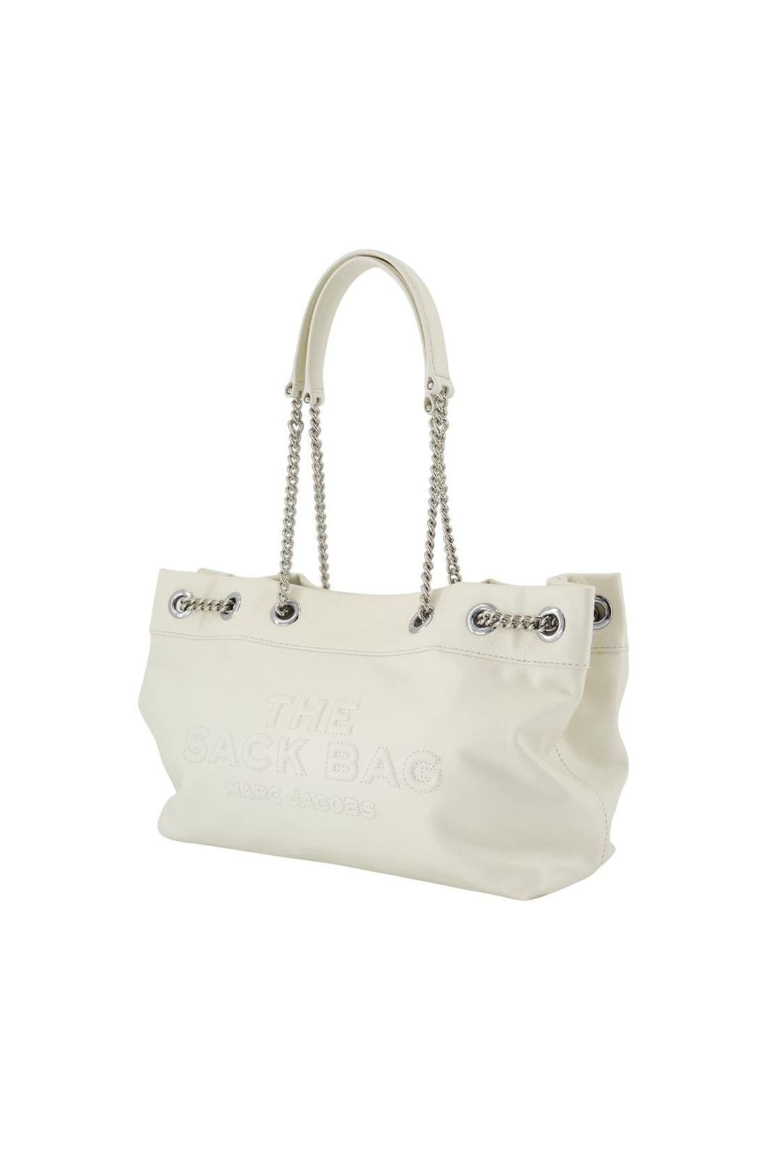 Marc Jacobs-The Chain Sack Schultertasche - Marc Jacobs - Leder - Weiß-Taschen-Black-Deal-Outlet-by-ARCHIVIST