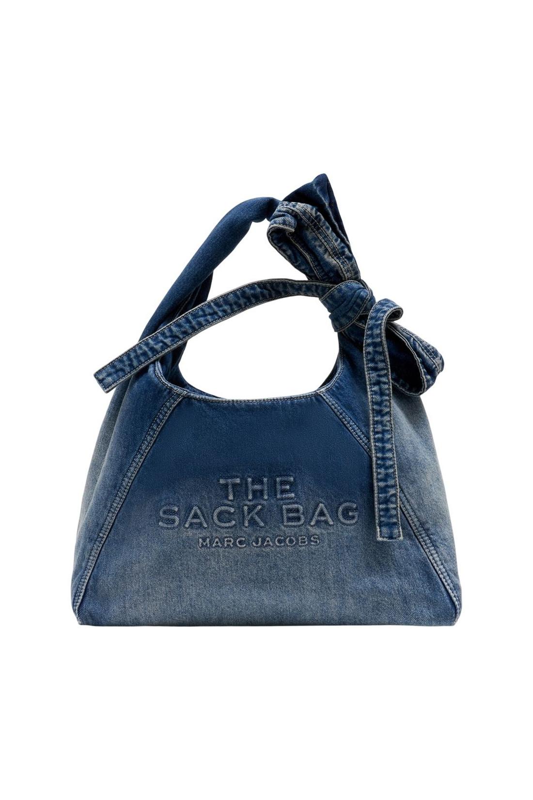 The Sack Schultertasche - Marc Jacobs - Baumwolle - Blau
