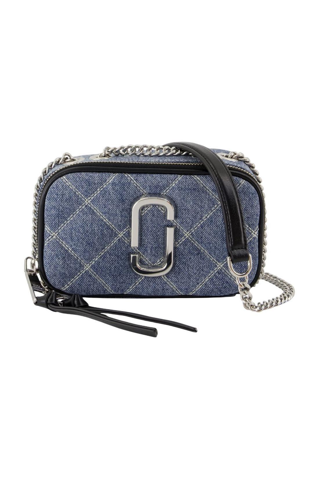 Marc Jacobs-The Snapshot Schultertasche - Marc Jacobs - Baumwolle - Blau-Taschen-Black-Deal-Outlet-by-ARCHIVIST