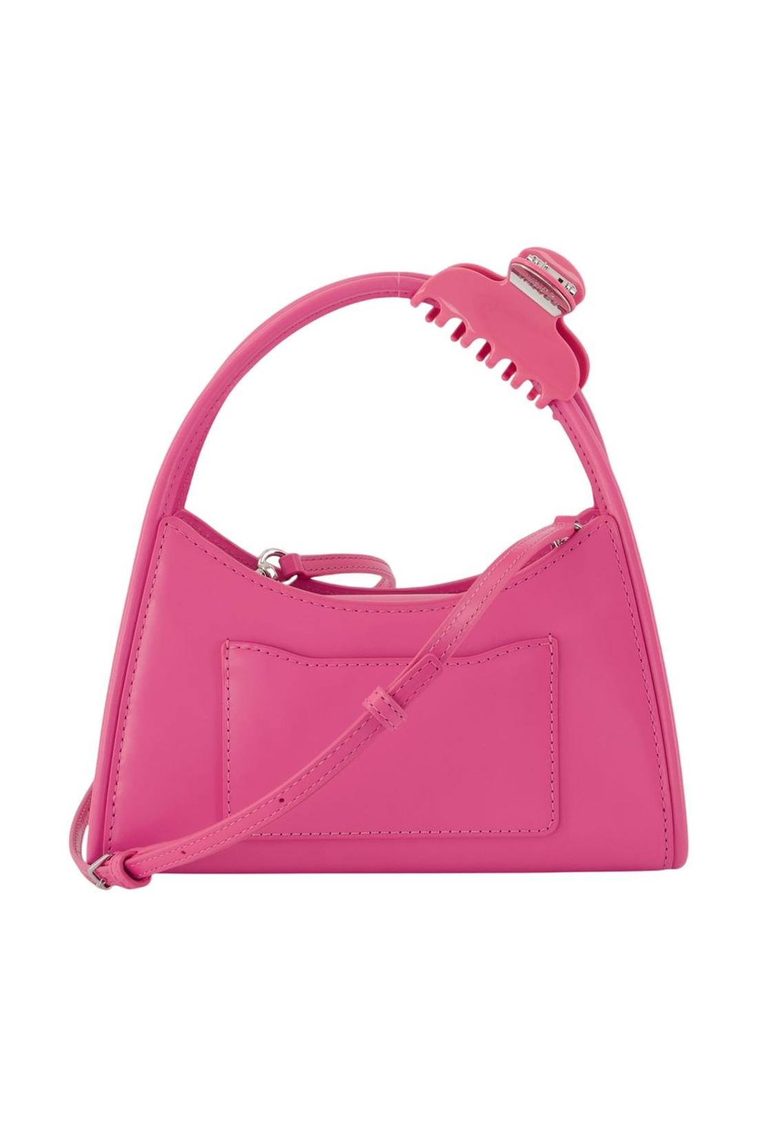 Marc Jacobs-The Claw Clip Crossbody - Marc Jacobs - Leder - Pink-Taschen-Black-Deal-Outlet-by-ARCHIVIST