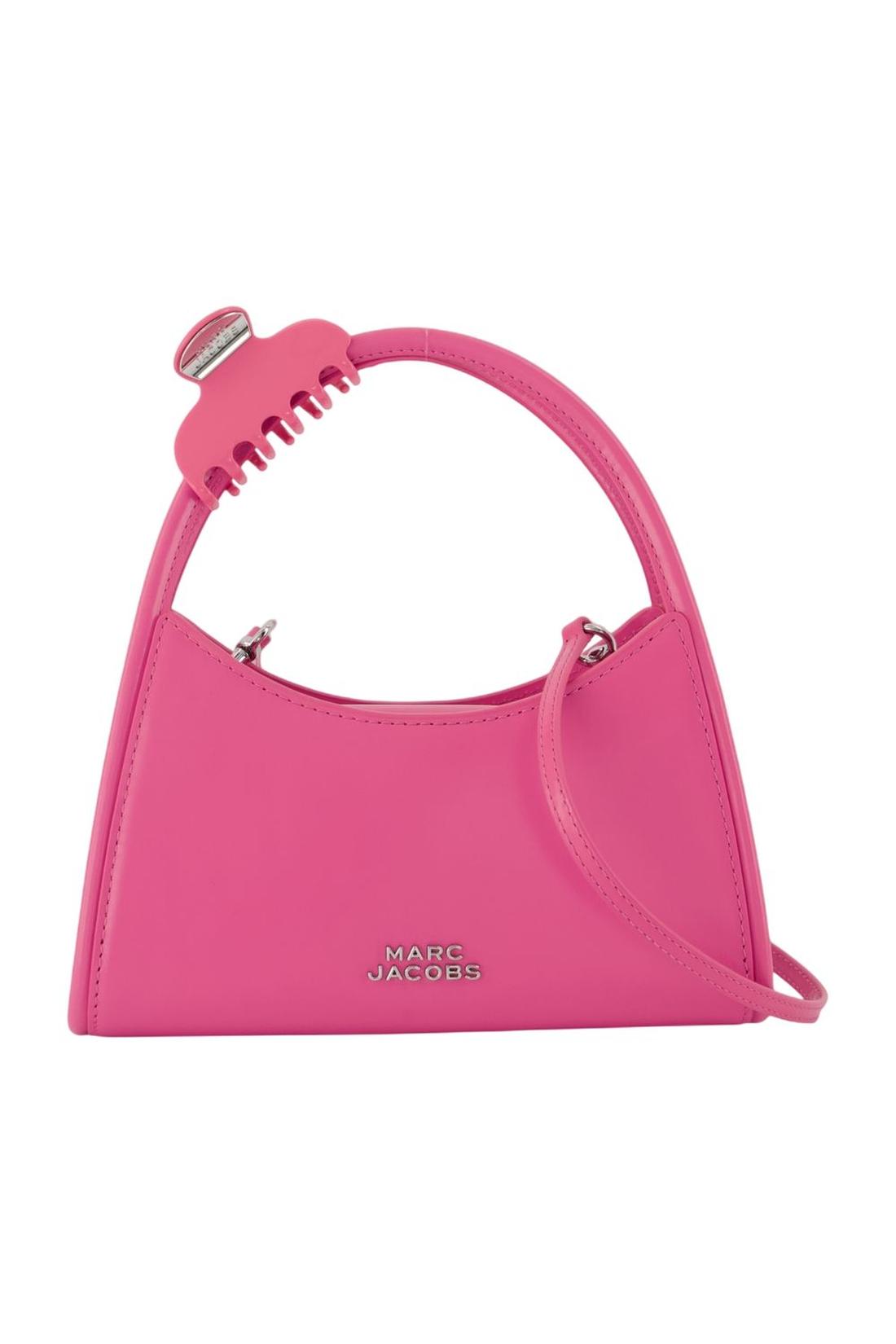 Marc Jacobs-The Claw Clip Crossbody - Marc Jacobs - Leder - Pink-Taschen-Black-Deal-Outlet-by-ARCHIVIST