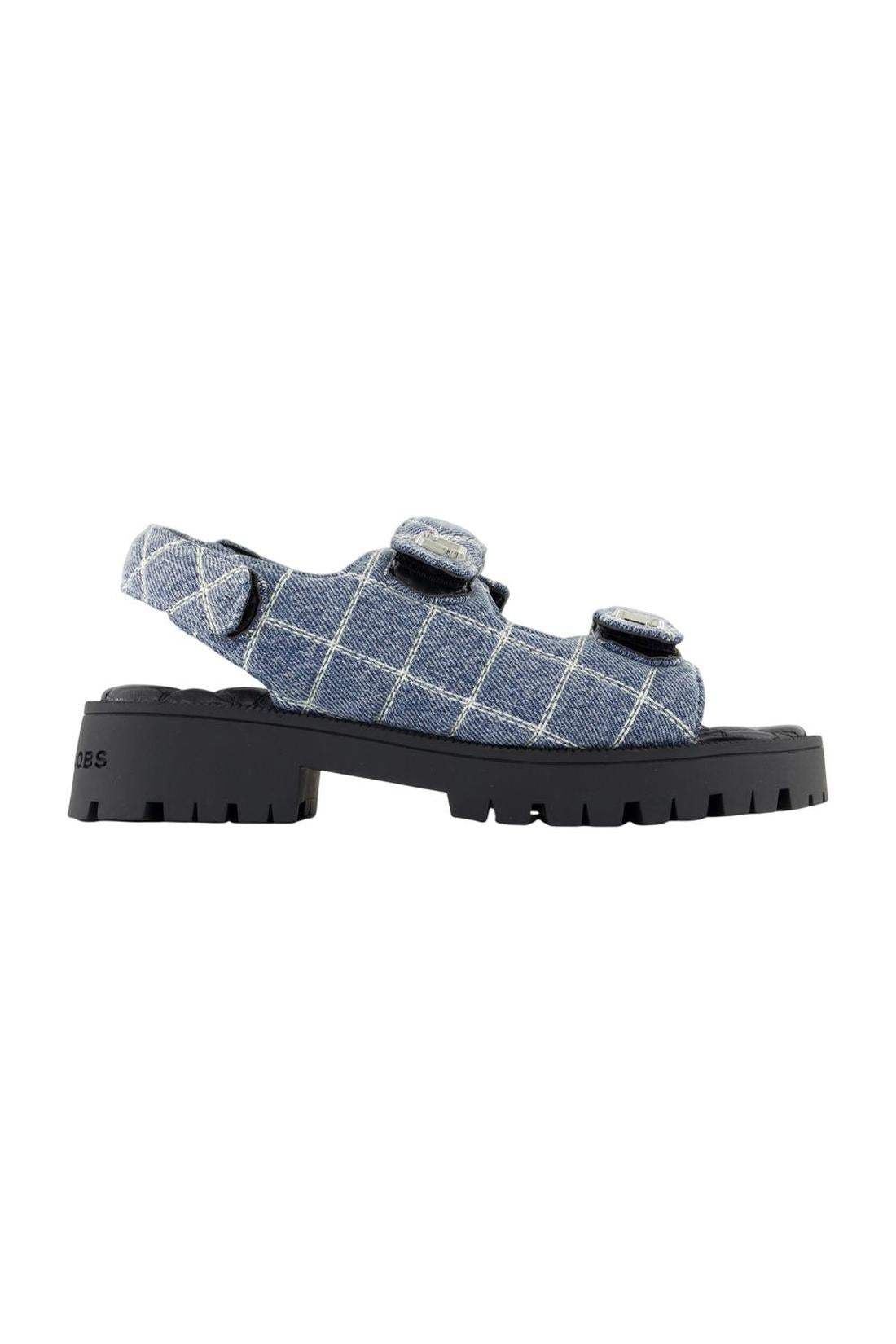 Marc Jacobs-Sandalen - Marc Jacobs - Baumwolle - Blau-schuhe / sandalen-Black-Deal-Outlet-by-ARCHIVIST