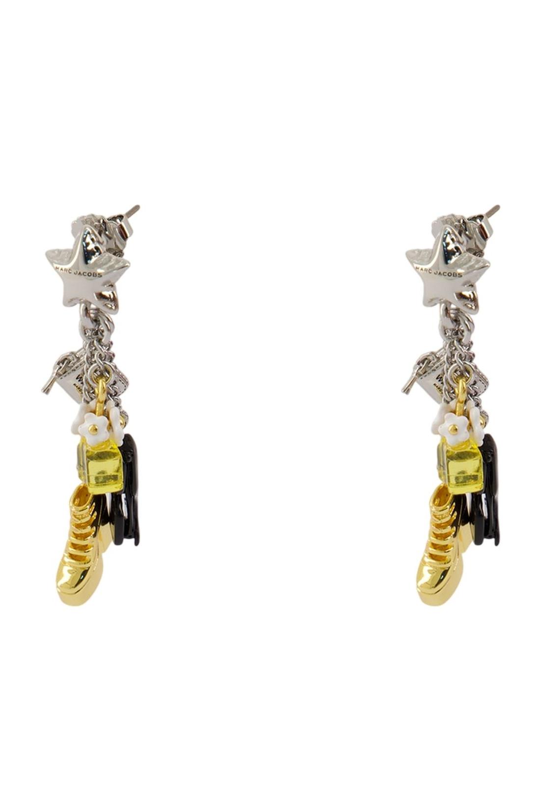 Marc Jacobs-Mini Icon Charm Ohrringe - Marc Jacobs - Metall - vergoldet-Schmuck-Black-Deal-Outlet-by-ARCHIVIST