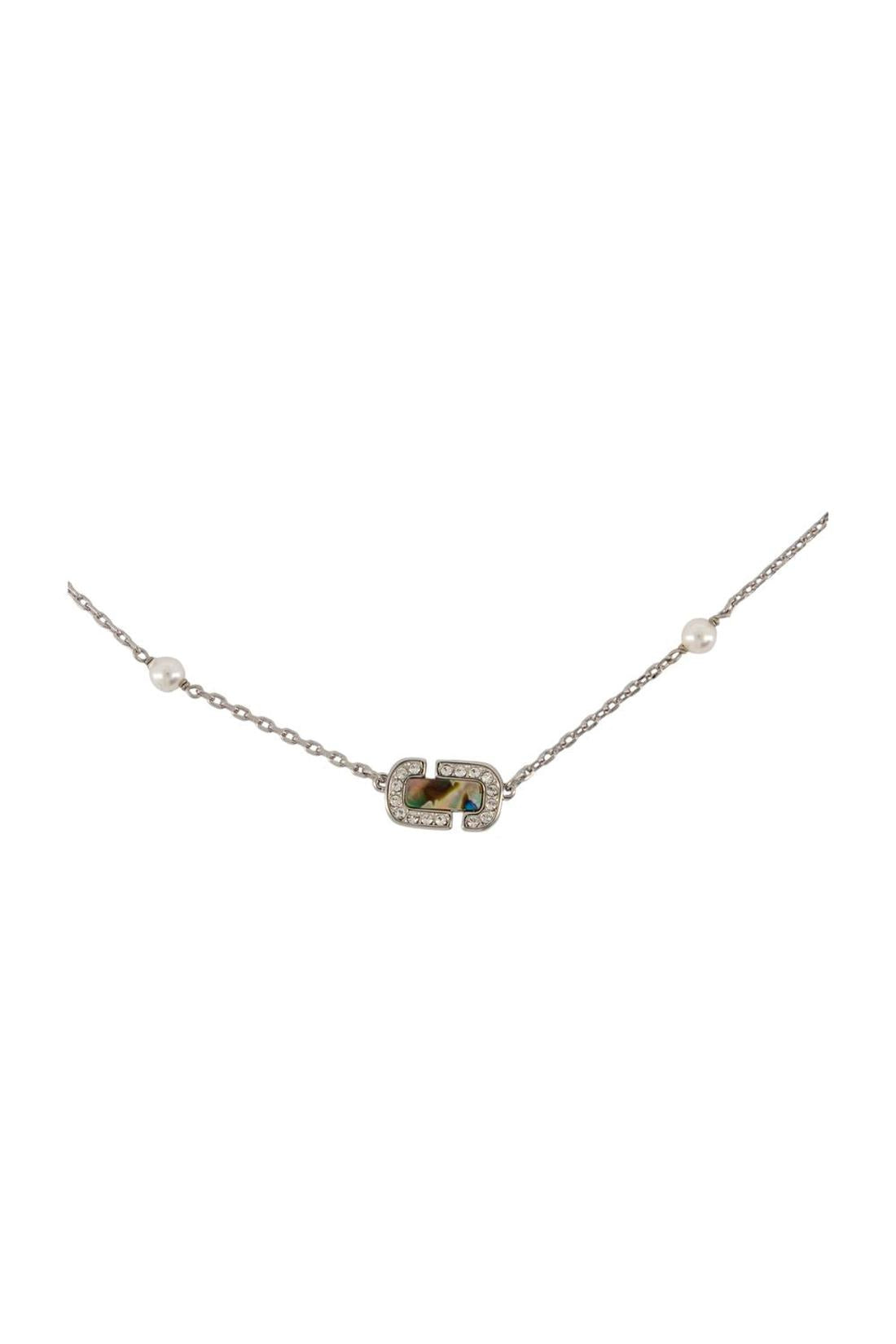 Marc Jacobs-Abalone-Halskette - Marc Jacobs - Metall - Silber-Schmuck-Black-Deal-Outlet-by-ARCHIVIST