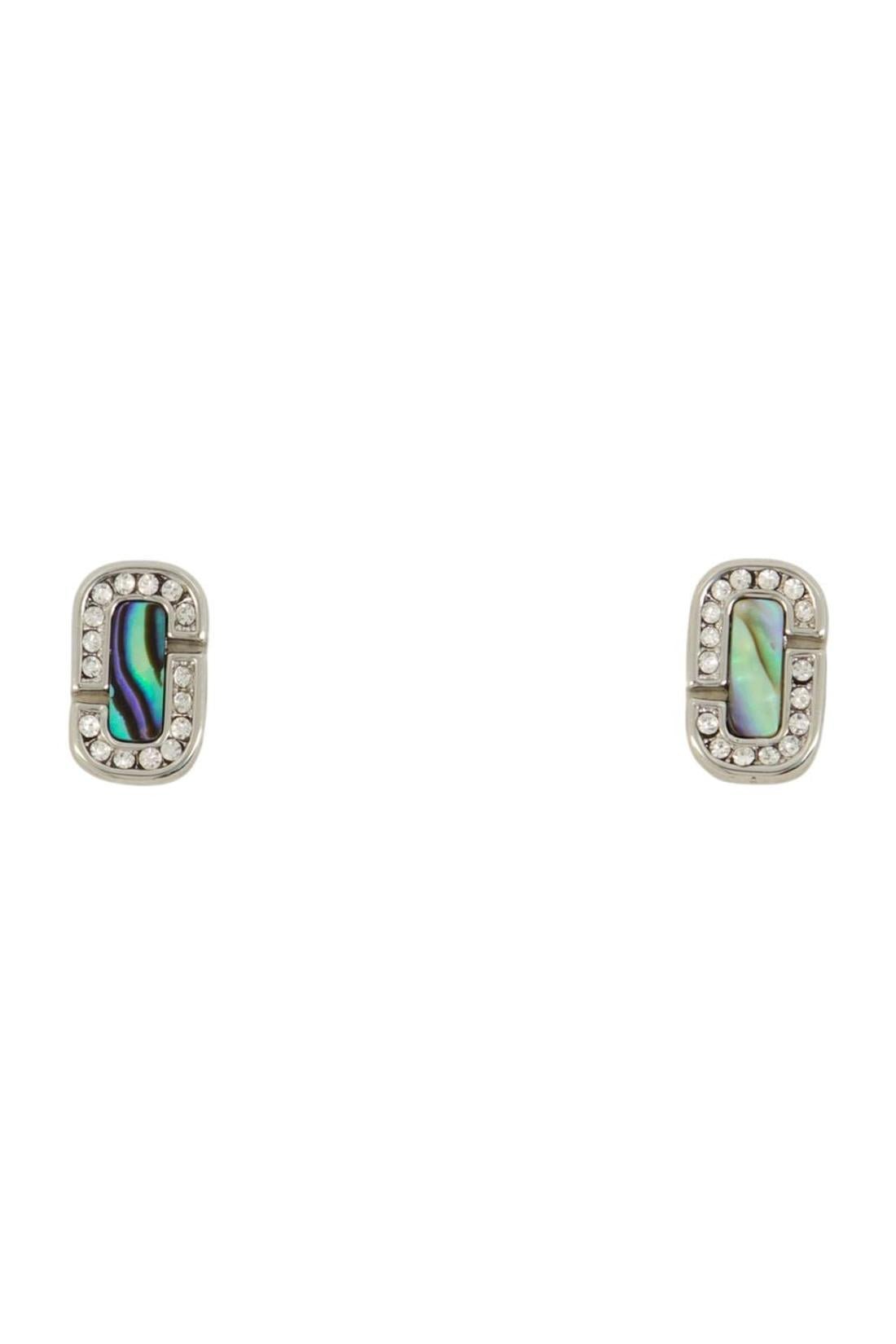 Marc Jacobs-Abalone-Ohrringe - Marc Jacobs - Metall - Silber-Schmuck-Black-Deal-Outlet-by-ARCHIVIST