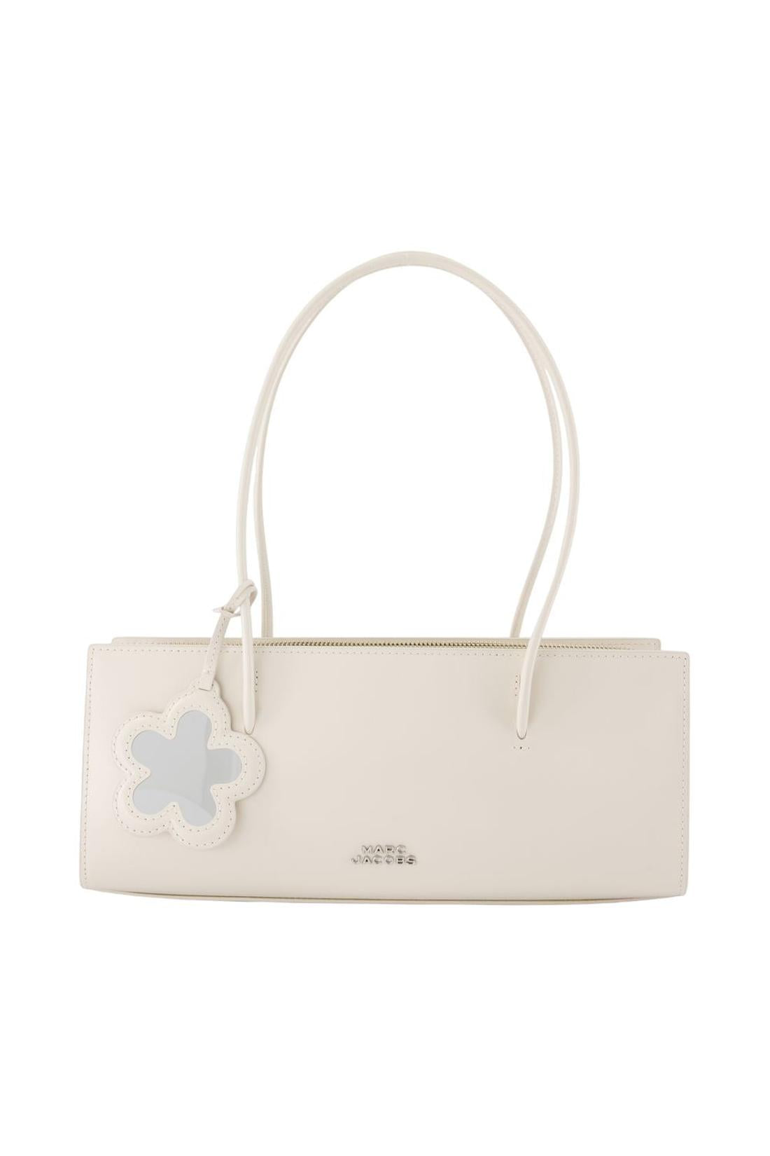 Marc Jacobs-The Mirror Satchel Schultertasche - Marc Jacobs - Leder - Weiß-Taschen-Black-Deal-Outlet-by-ARCHIVIST